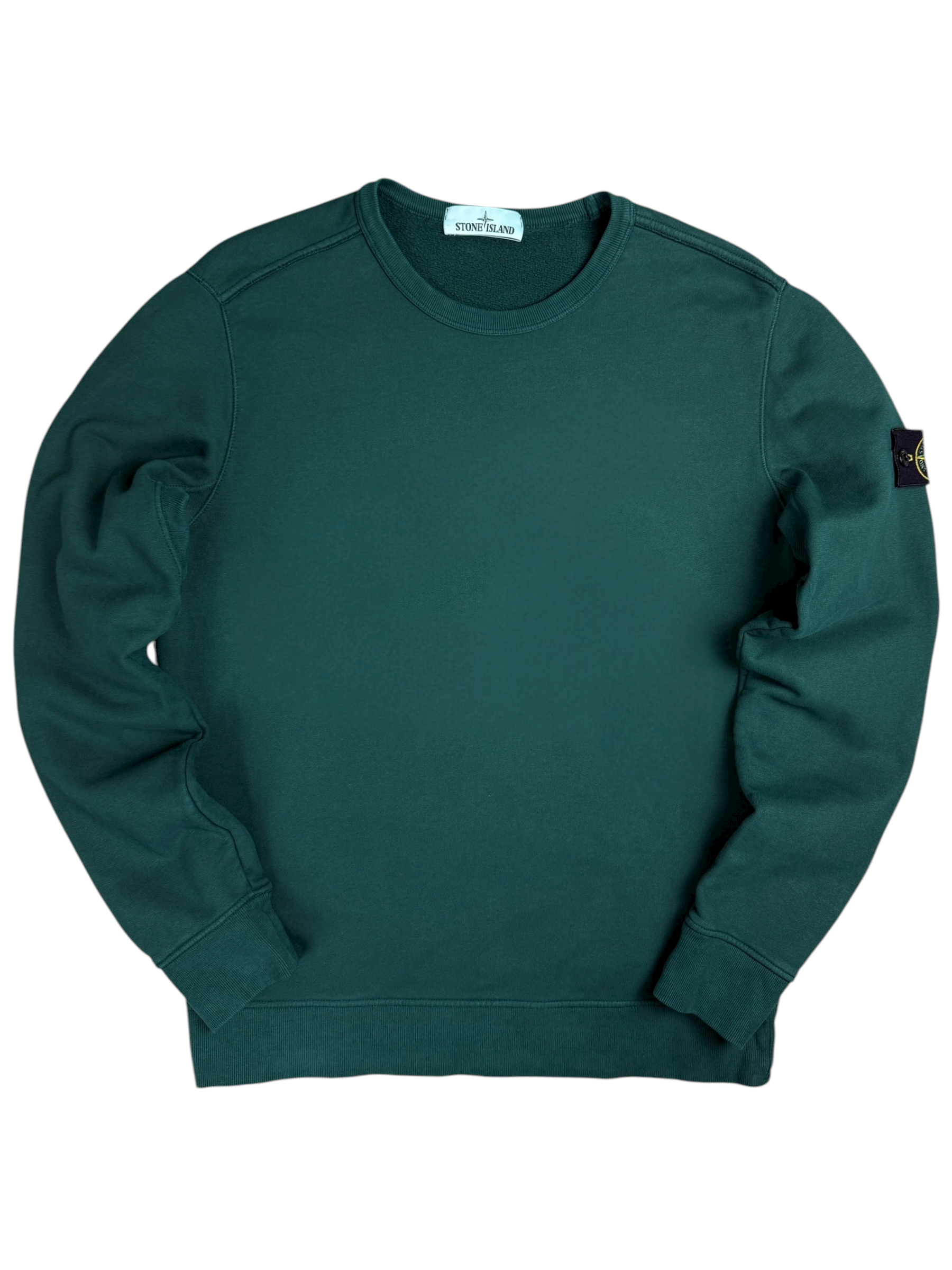 Sweat Stone Island vert taille L - Vue de face