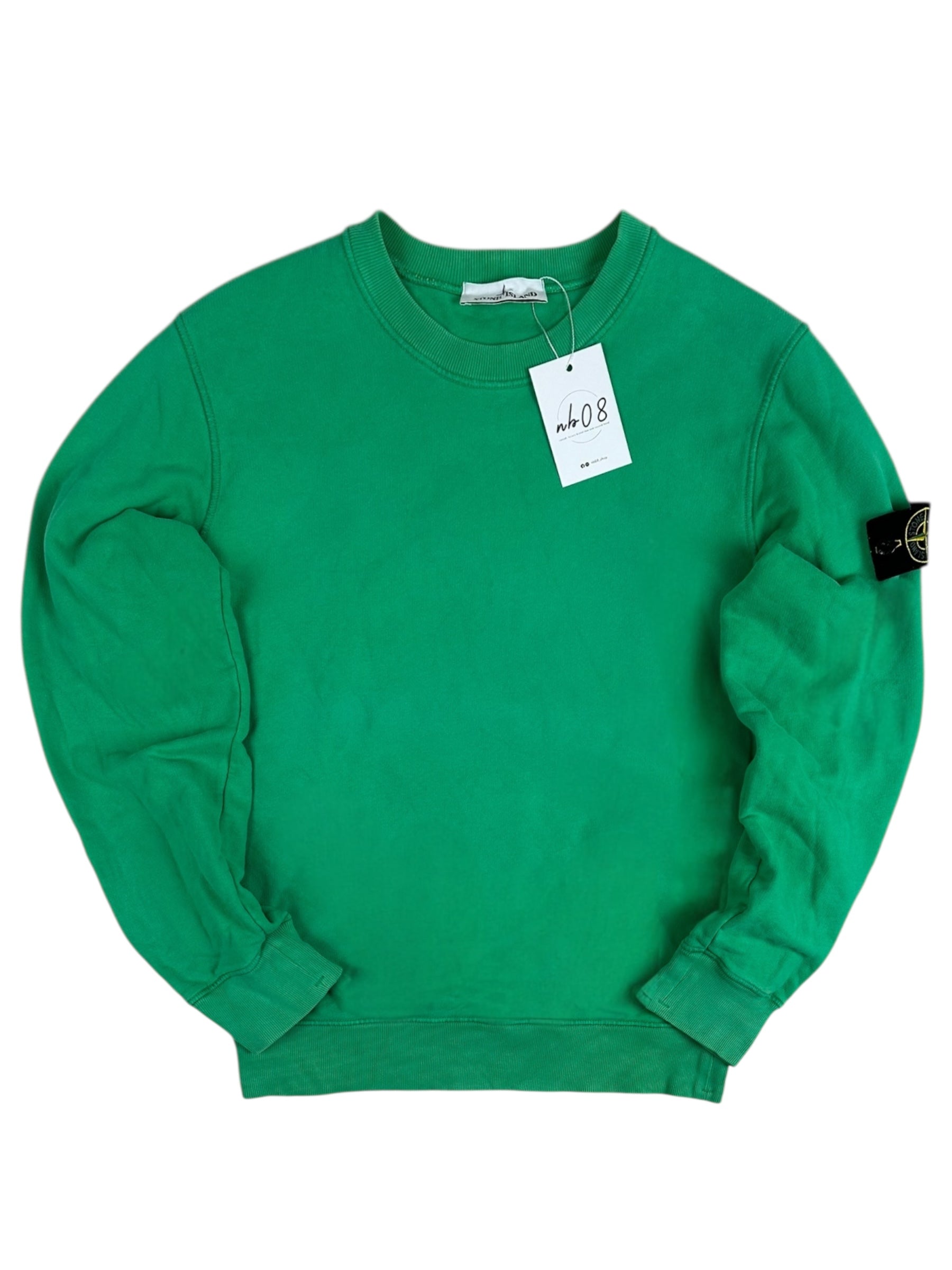 Sweat Stone Island vert taille M - Vue de face