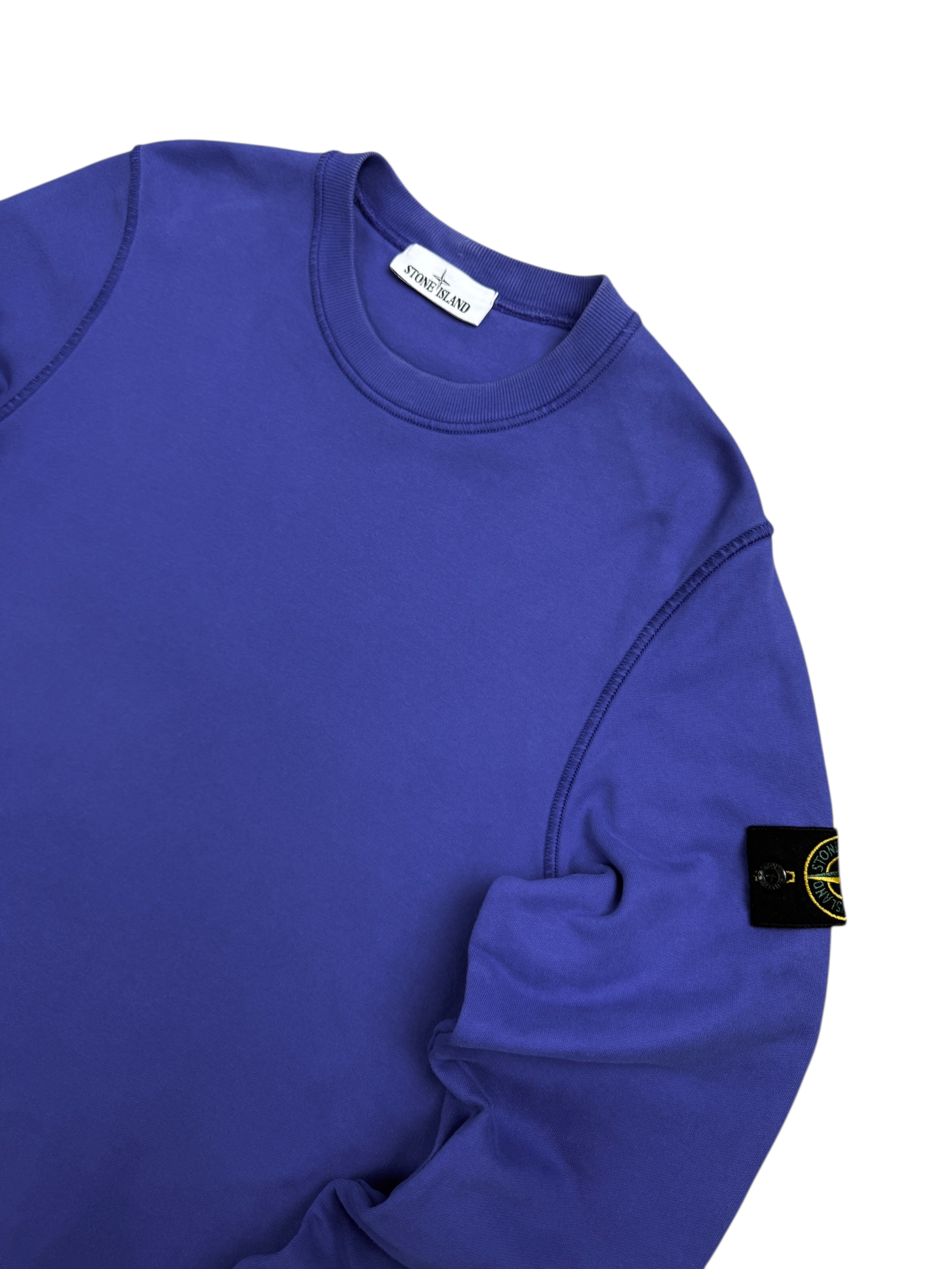 Sweat Stone Island violet taille M - Vue de dos