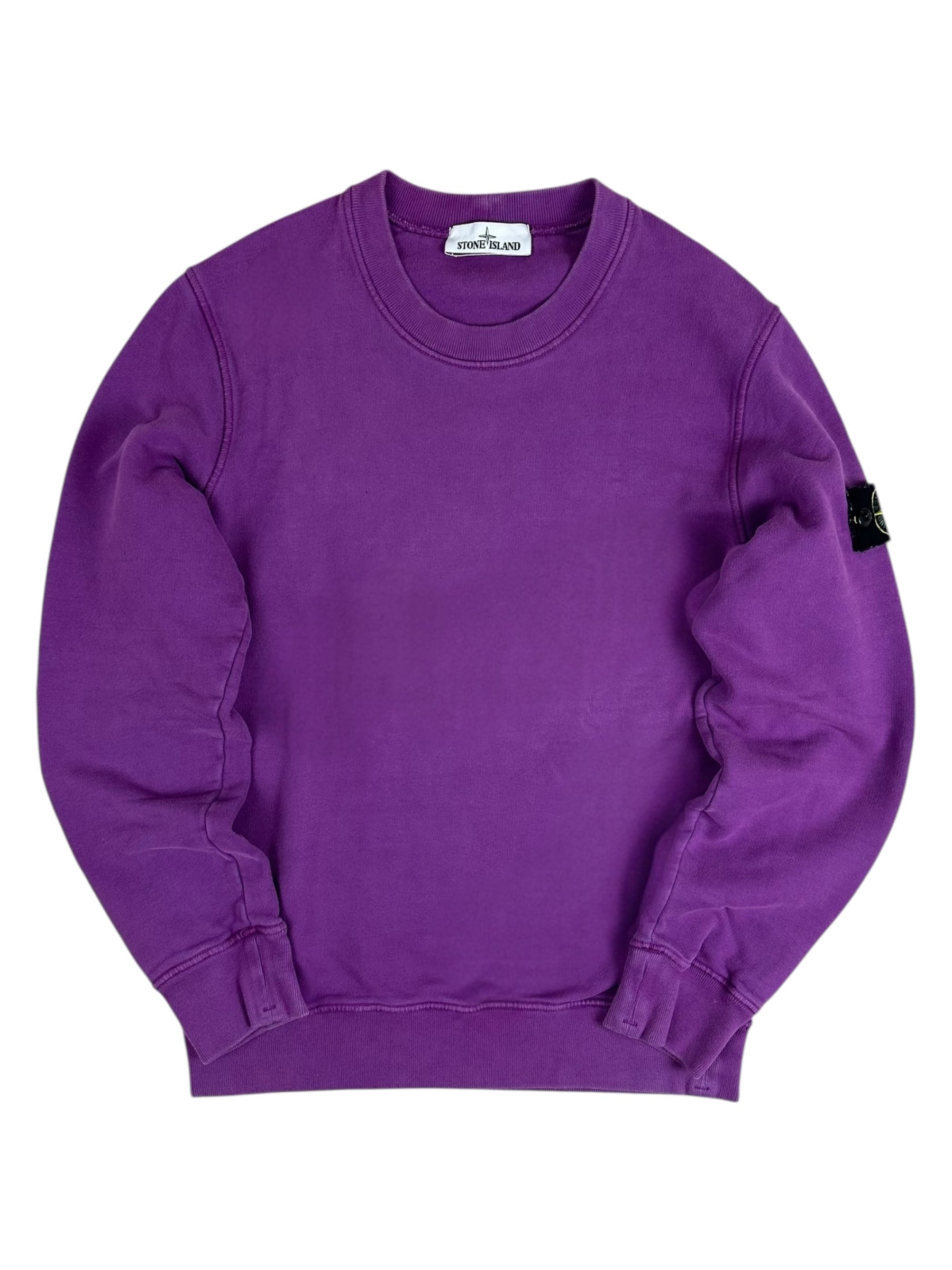 Sweat Stone Island violet taille M - Vue de face