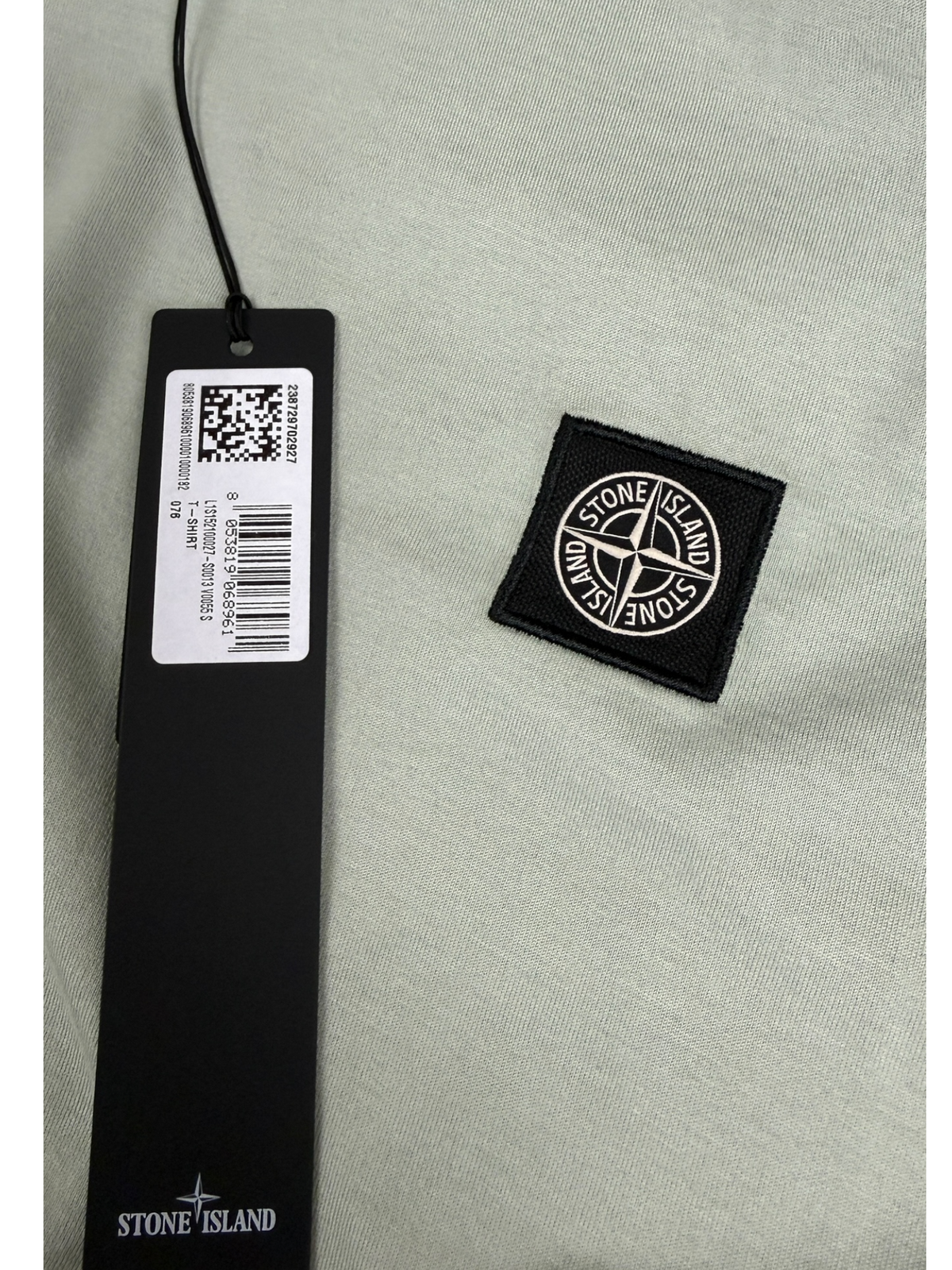 Tee-shirt Stone Island vert, neuf, vue de dos — vue 2
