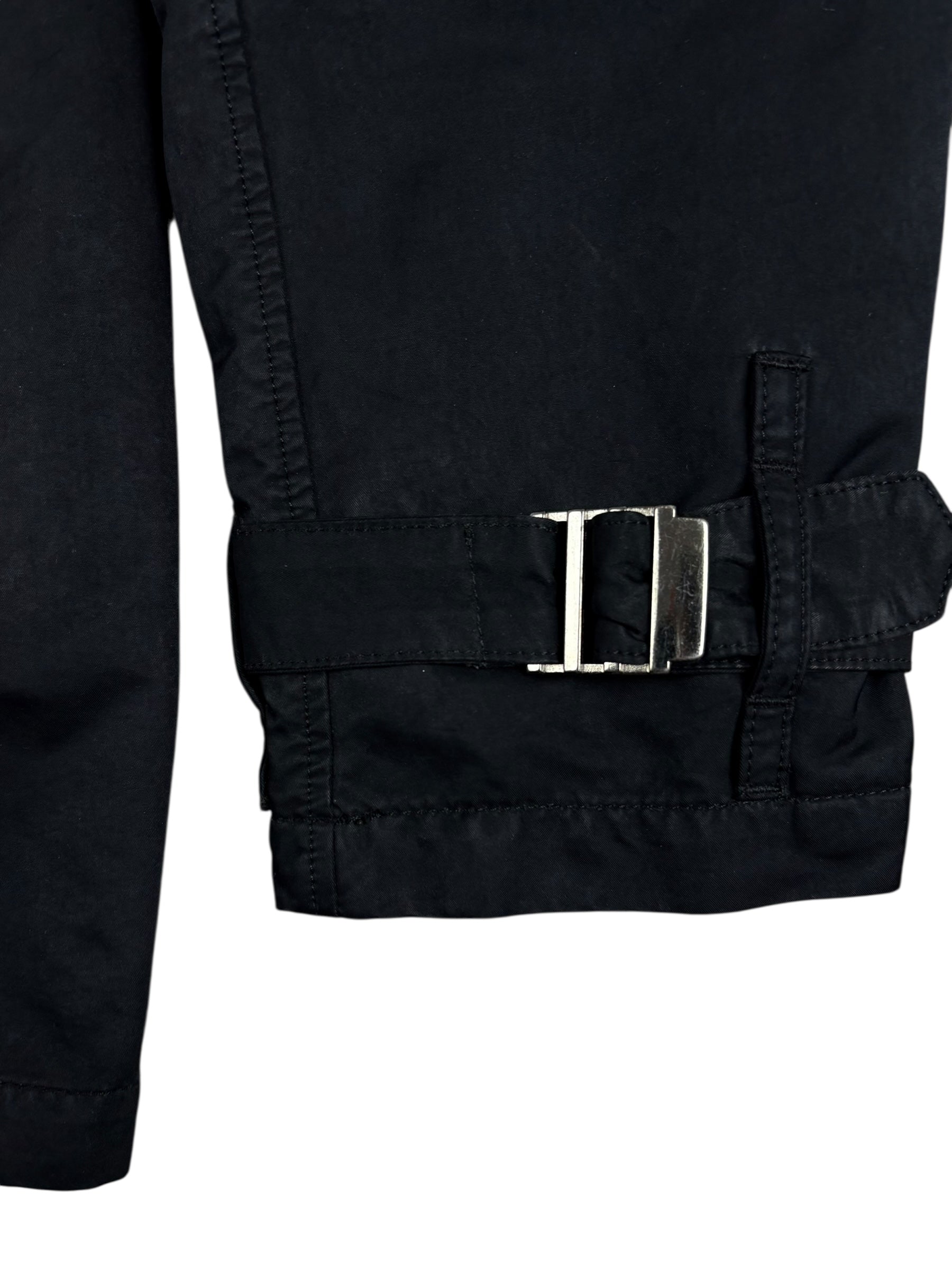 Trench Coat Stone Island noir taille L - Vue côté