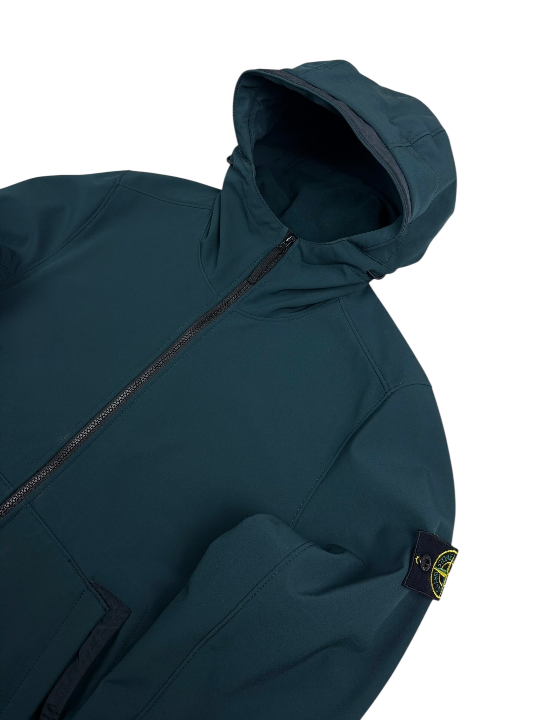 Veste Stone Island bleu pétrole taille L - Vue de dos