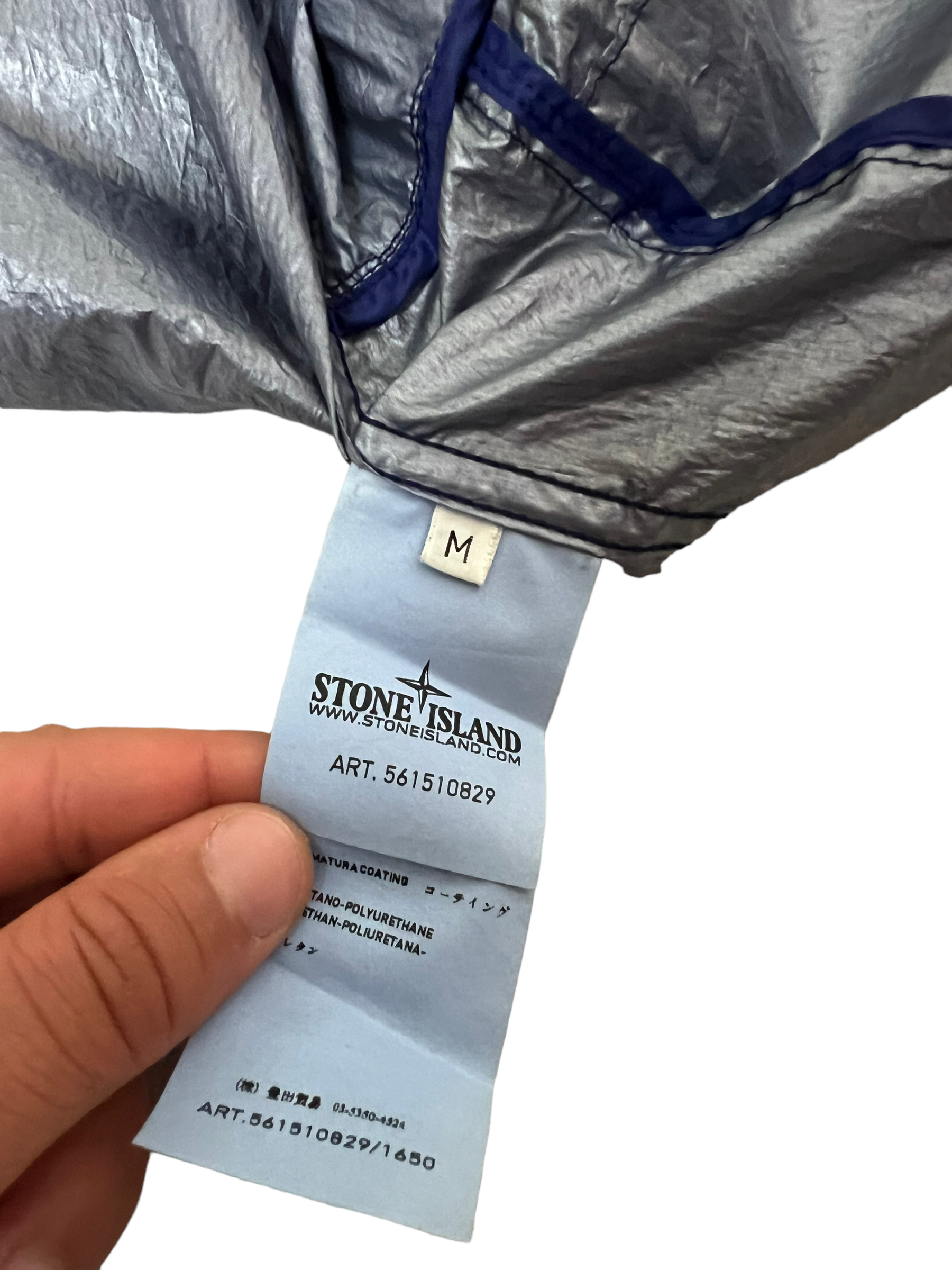 Veste Stone Island bleu taille M - Vue 6