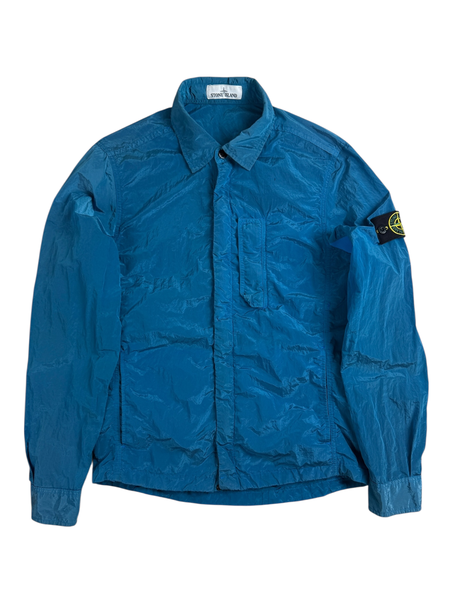 Veste Stone Island bleu taille M - Vue de face