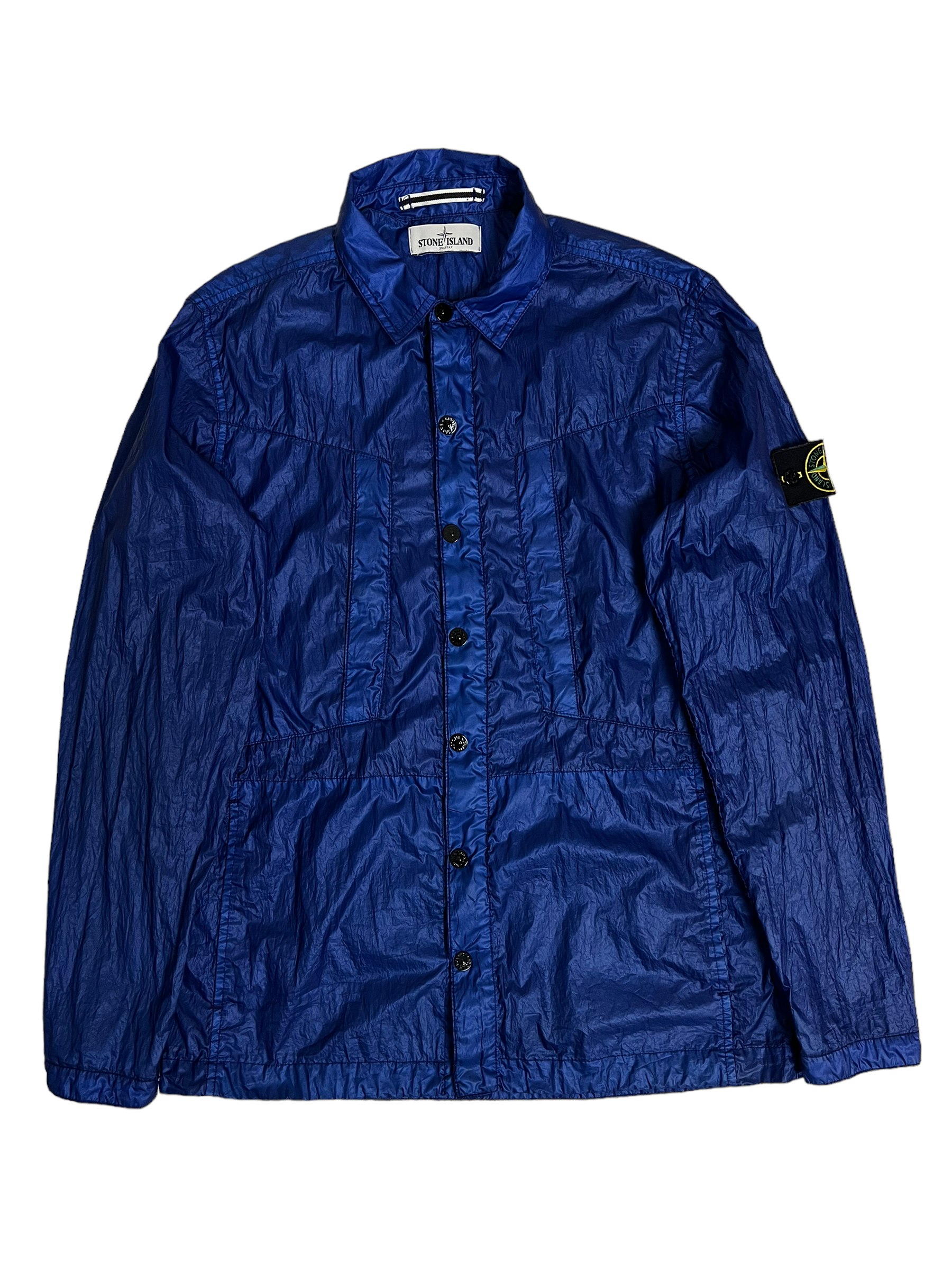 Veste Stone Island bleu taille M - Vue de face