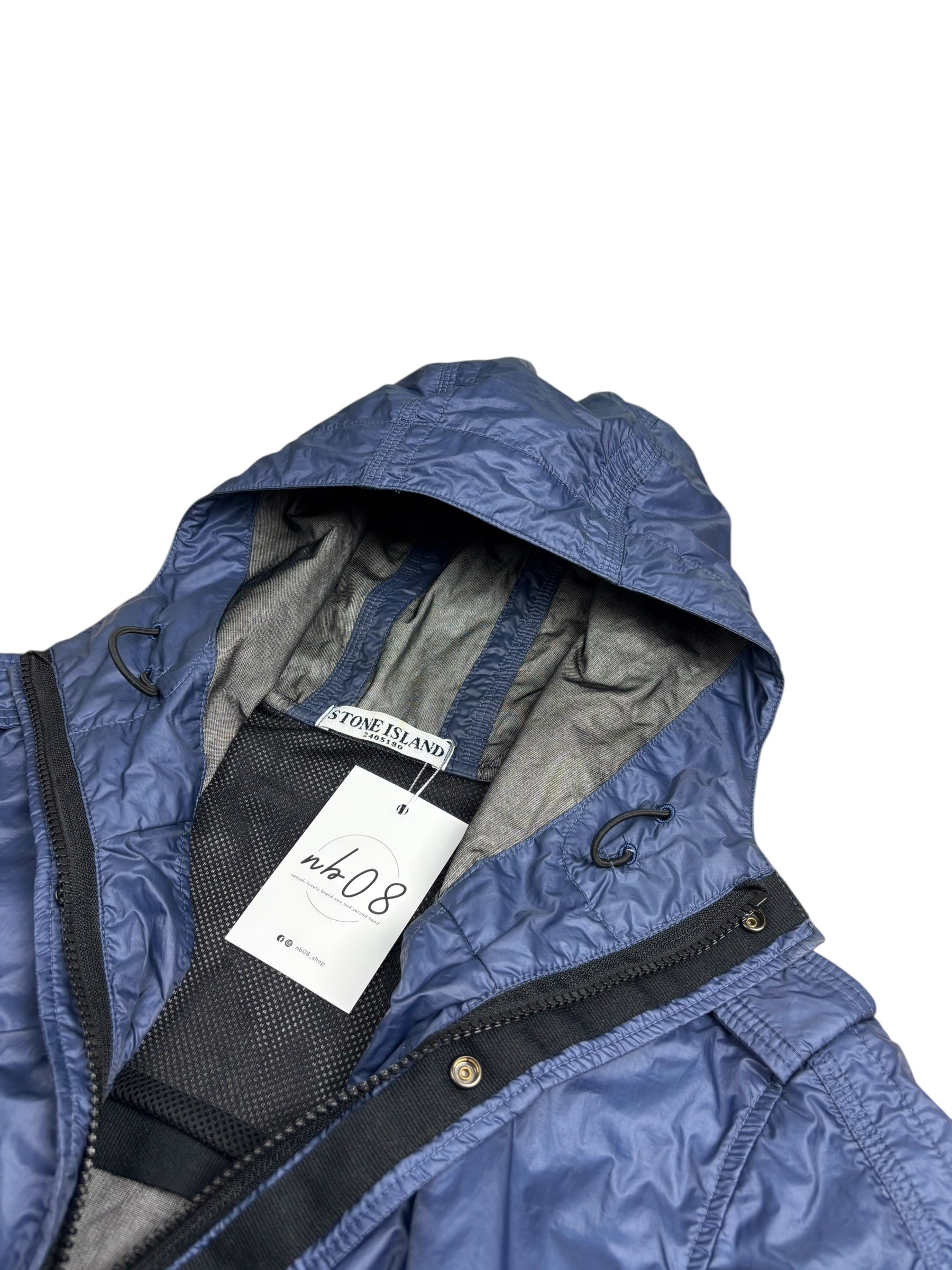 Veste Stone Island bleu taille S - Détail
