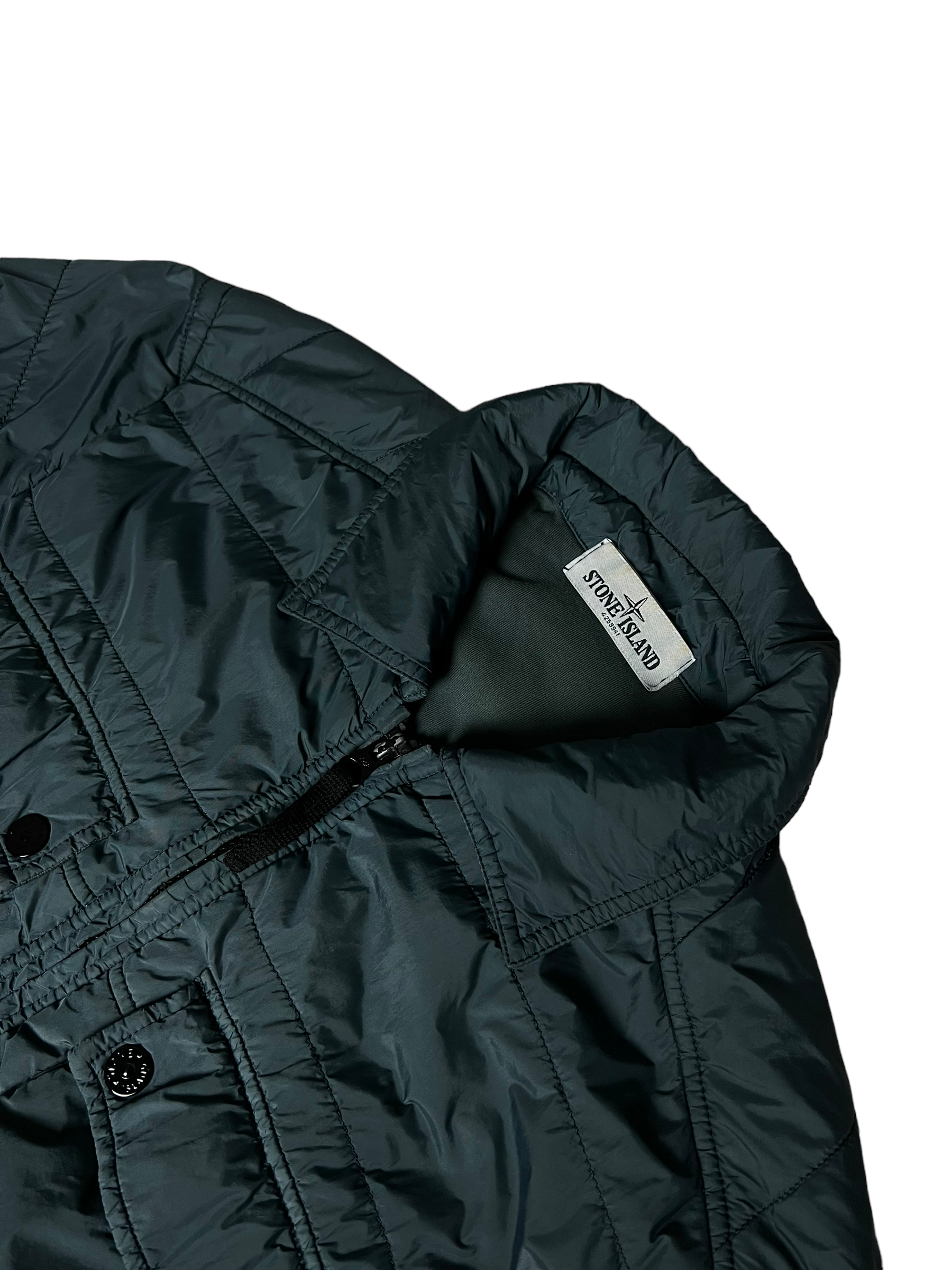 Veste Stone Island bleu taille S - Détail
