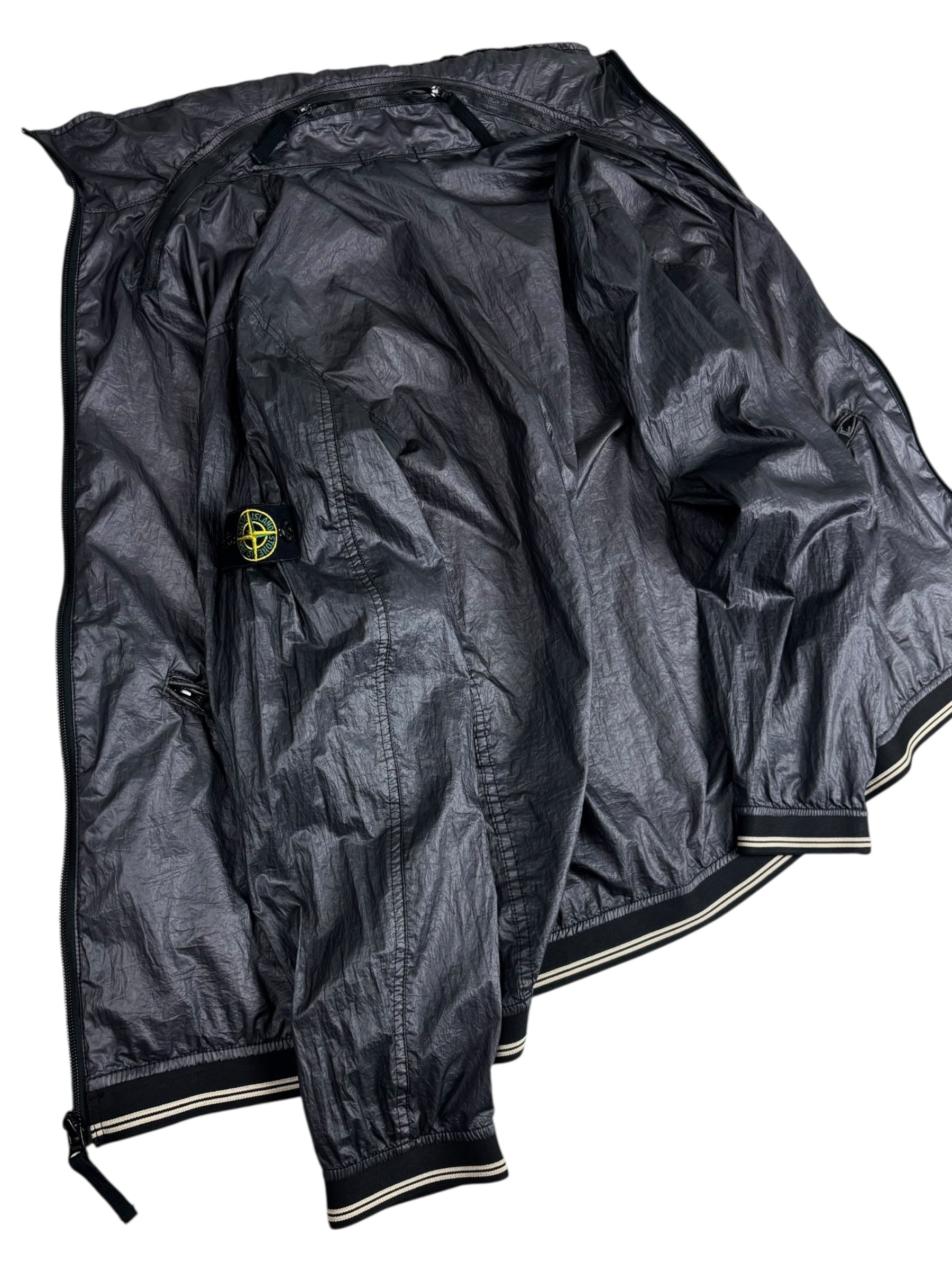 Veste Stone Island gris taille 12 ans - Détail