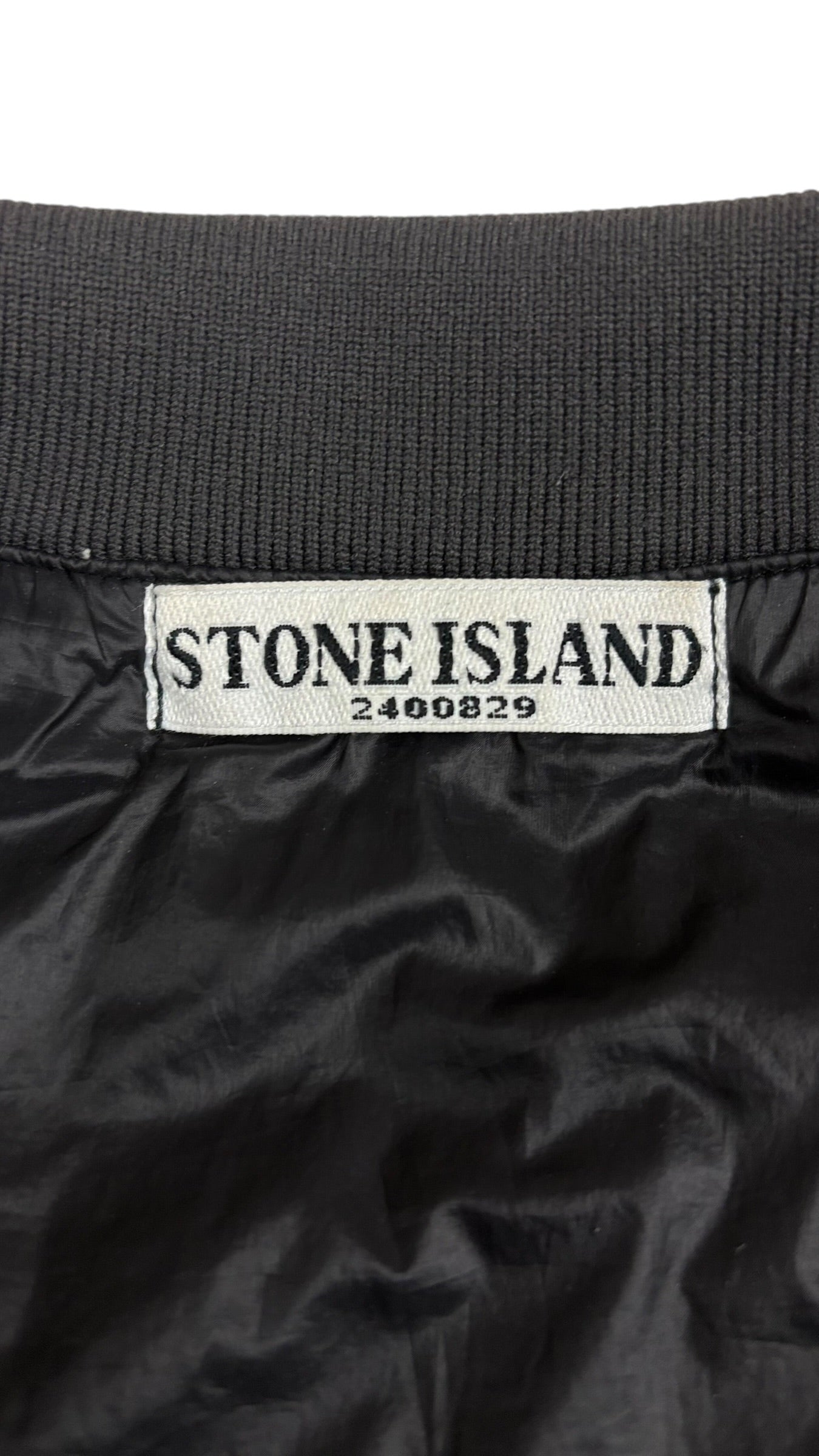 Veste Stone Island gris taille S - Détail