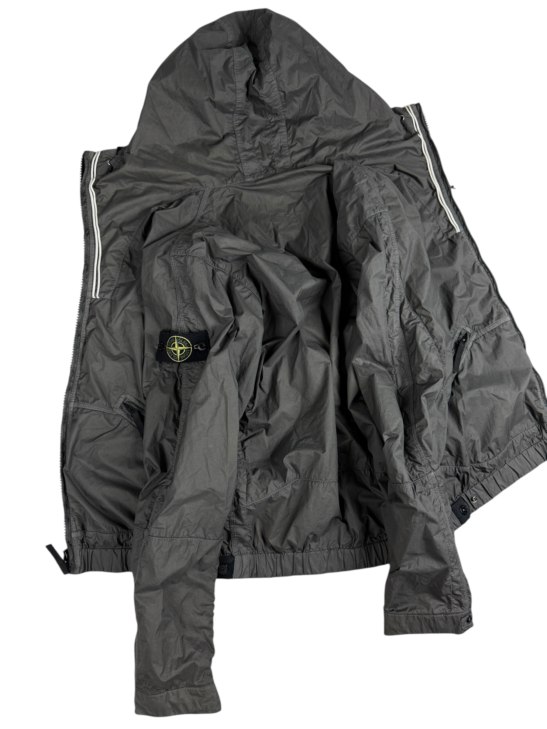 Veste Stone Island gris taille XL - Détail