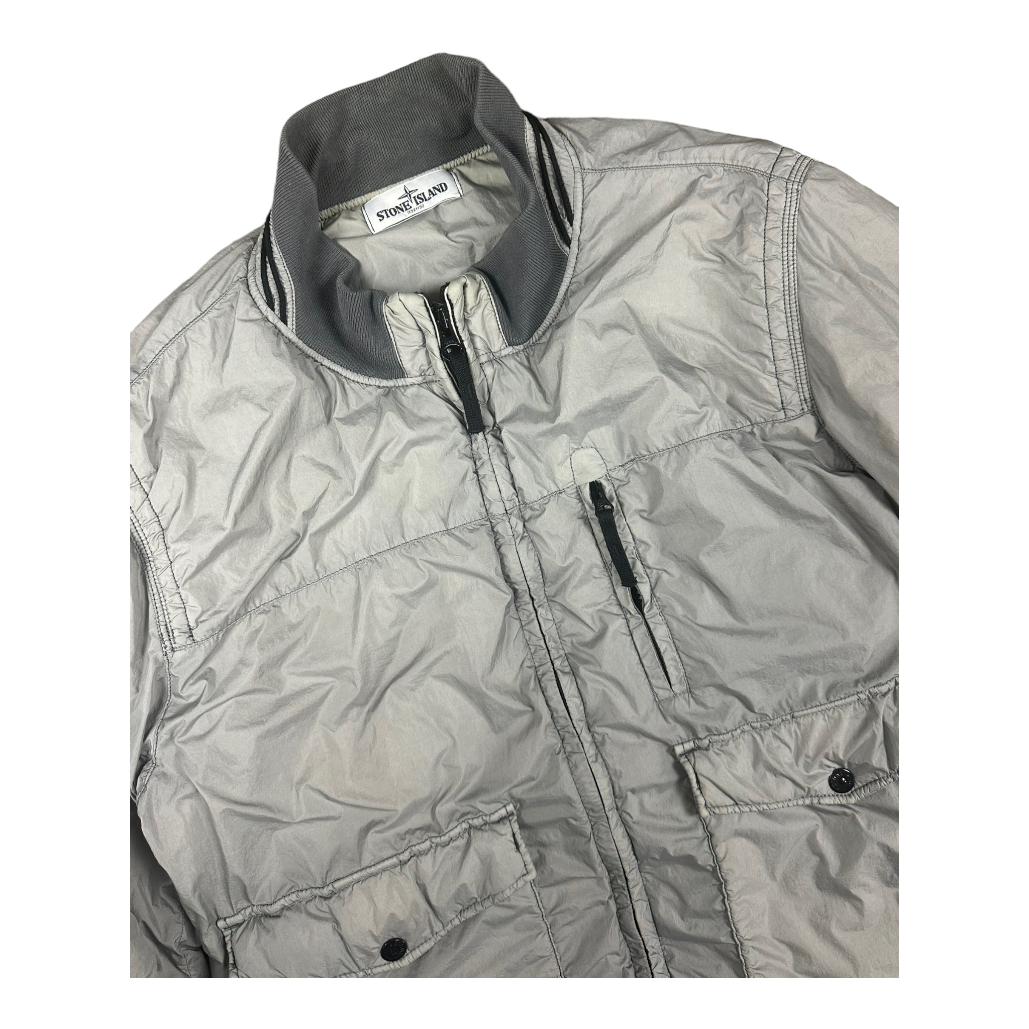 VESTE STONE ISLAND GARMENT DYED NYLON TELA QUILTED - NB08