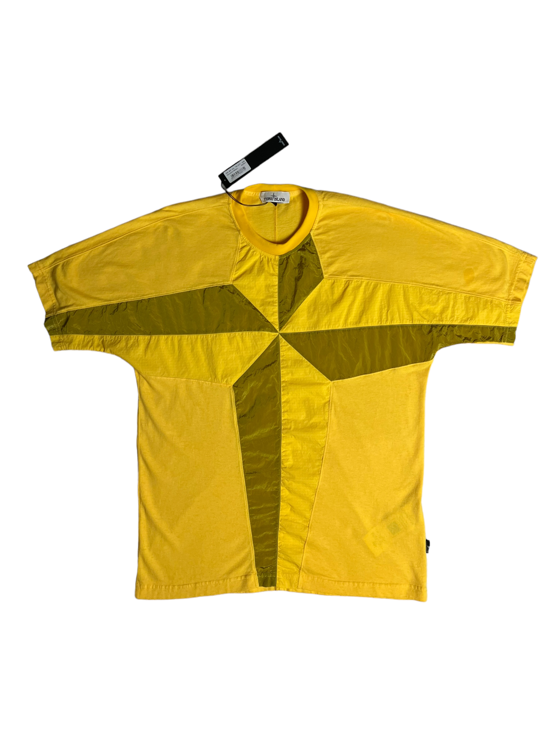 Veste Stone Island jaune taille L - Vue de face