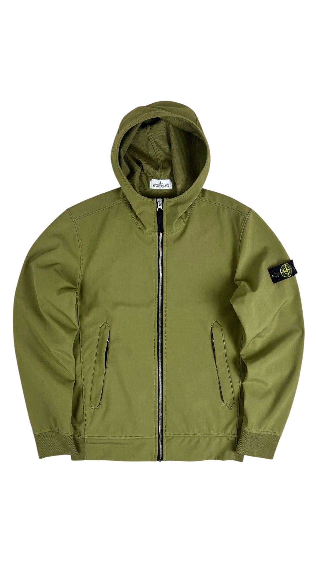Veste Stone Island kaki taille 14 ans - Vue de face