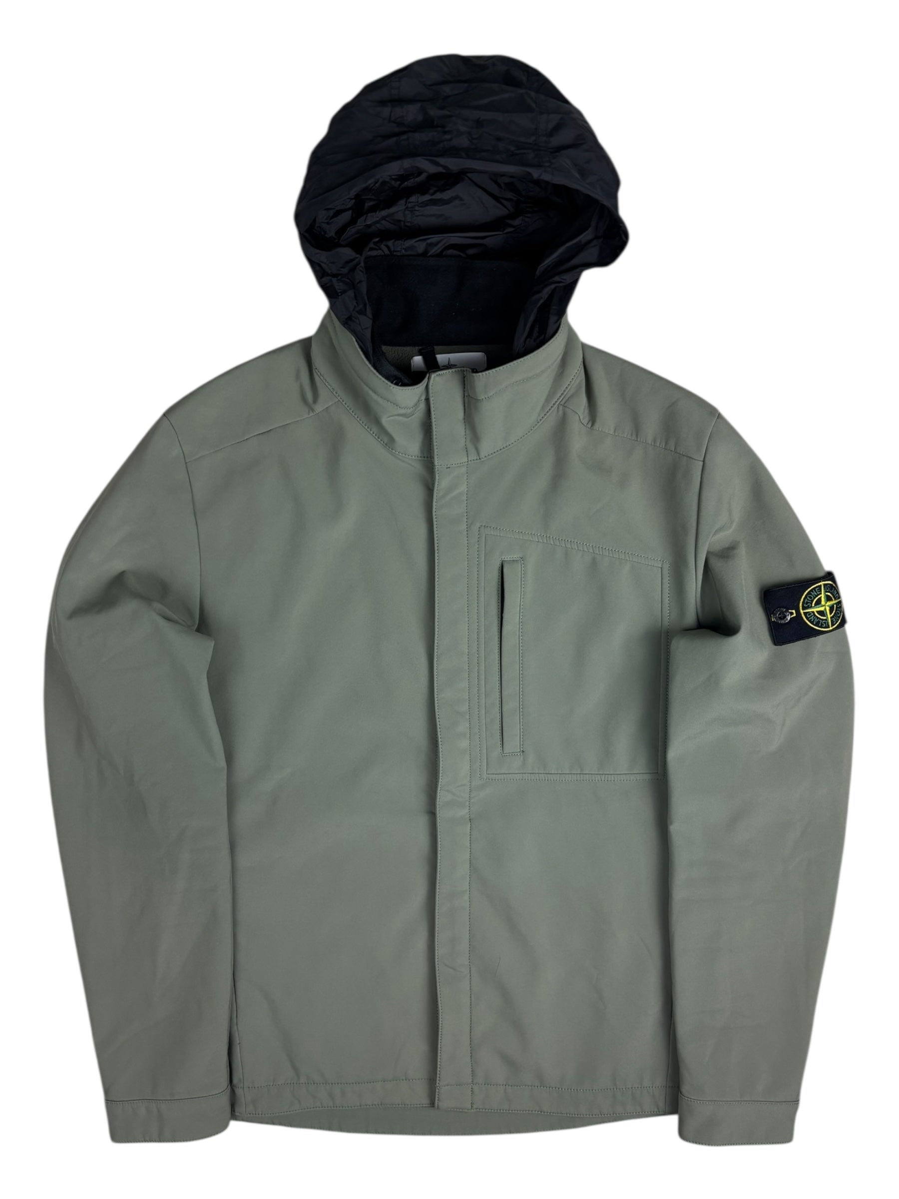 Veste Stone Island kaki taille L - Vue de dos