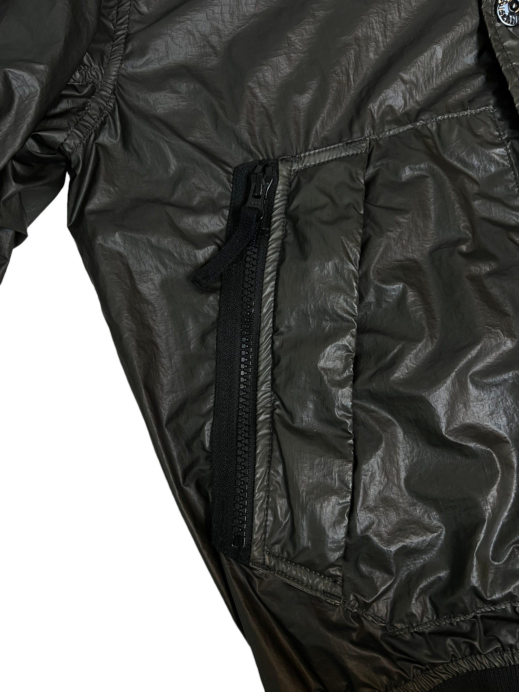 Veste Stone Island kaki taille M - Vue côté