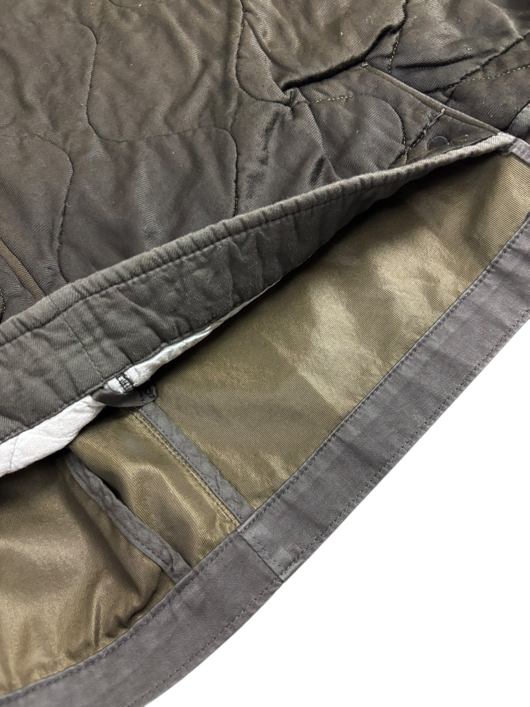 Veste Stone Island kaki taille M - Vue côté