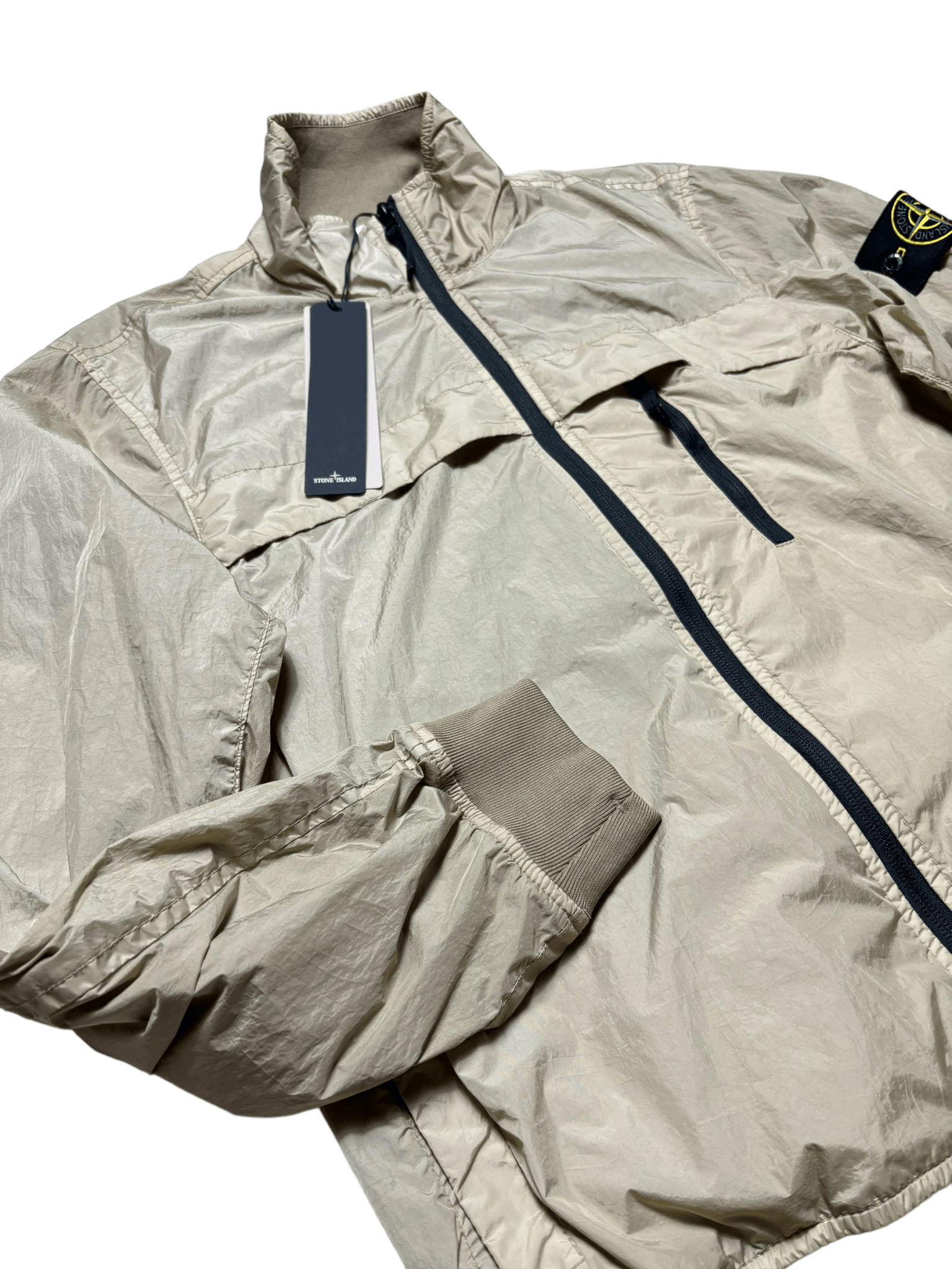VESTE STONE ISLAND GARMENT DYED CRINKLE REPS R - NY - NB08 SHOP