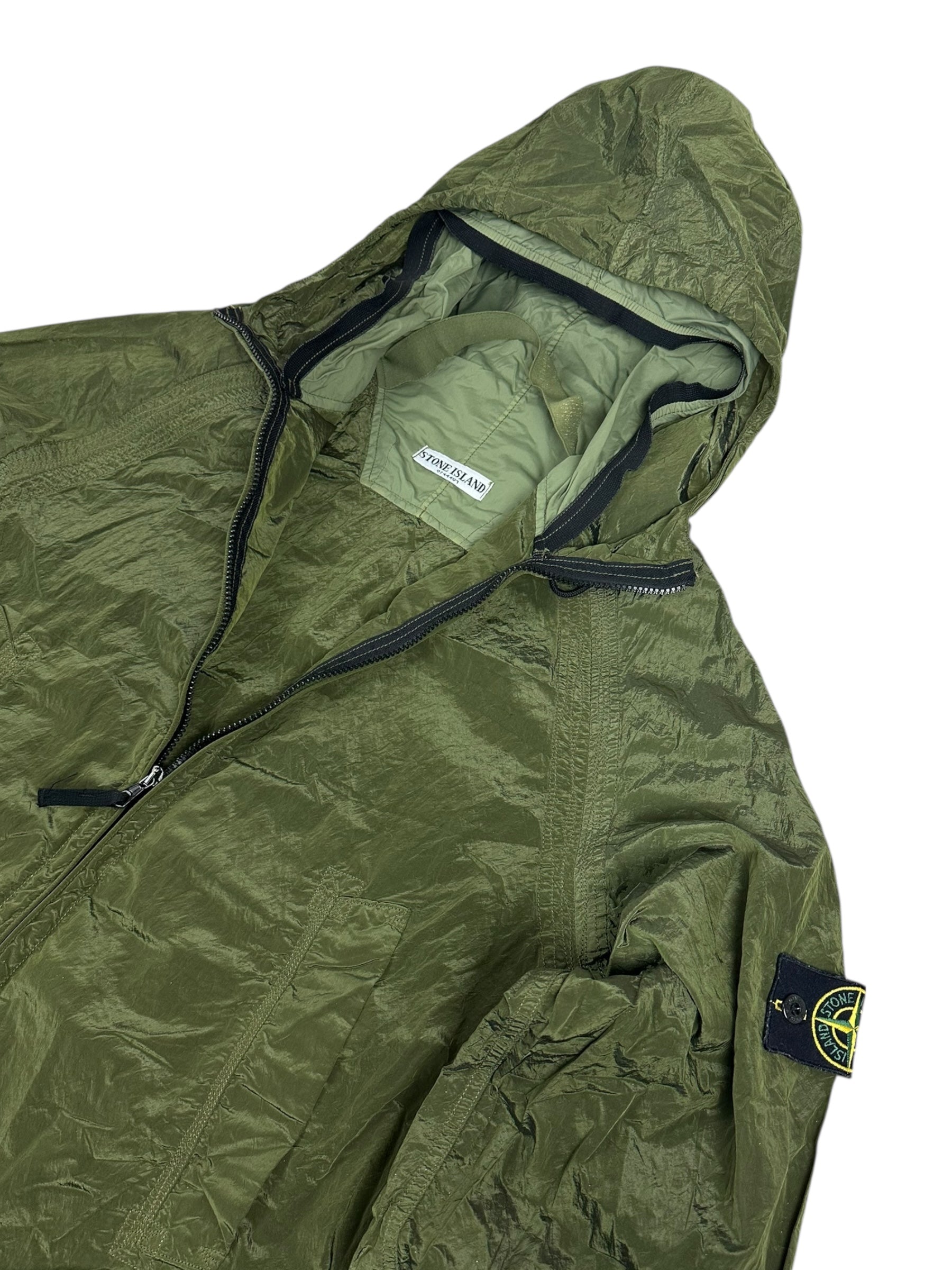 Veste Stone Island kaki taille XXL - Vue de dos
