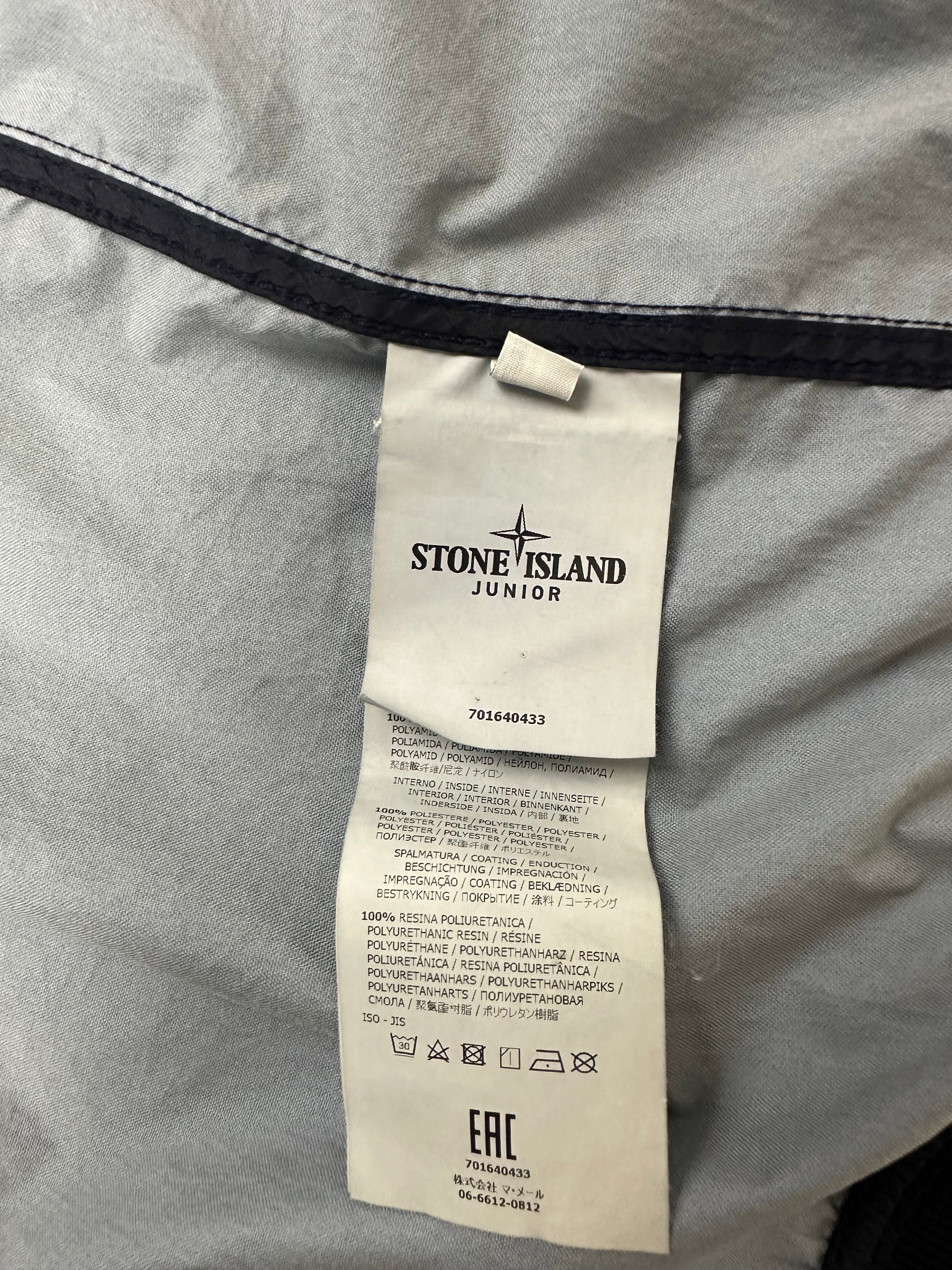 Veste Stone Island marine taille 14 ans - Détail