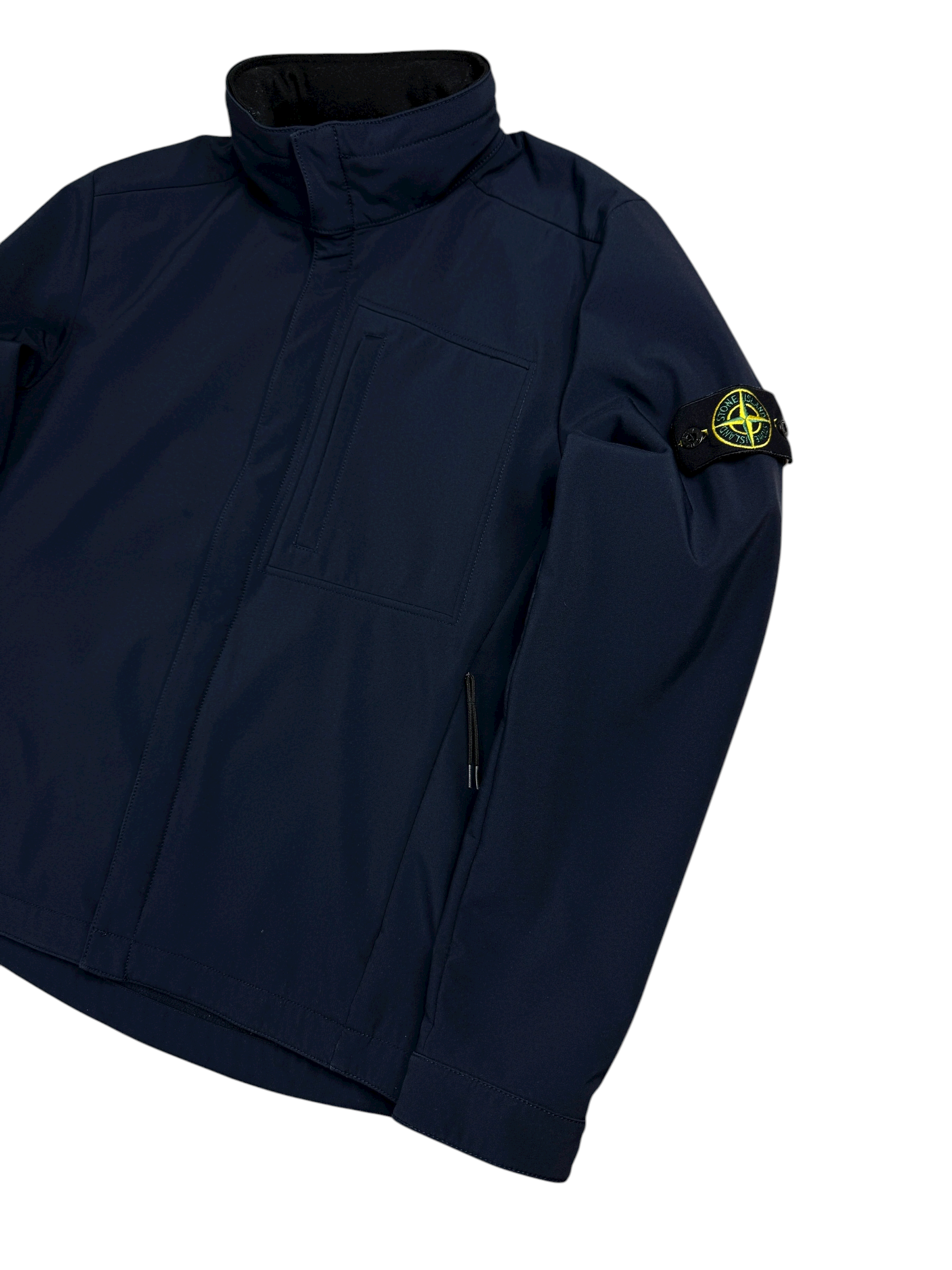 Veste Stone Island marine taille L - Logo et étiquette