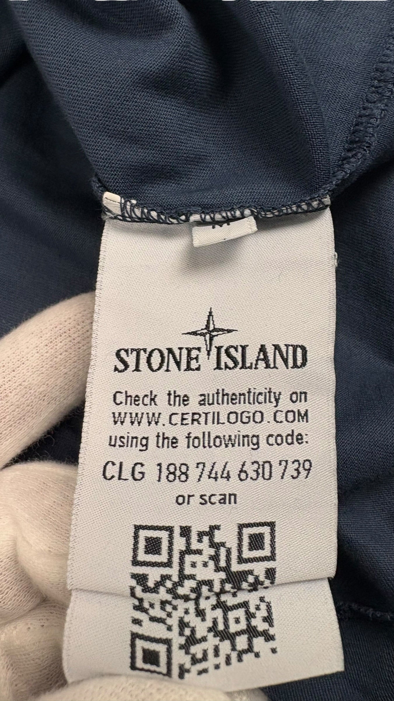 Veste Stone Island marine taille M - Détail