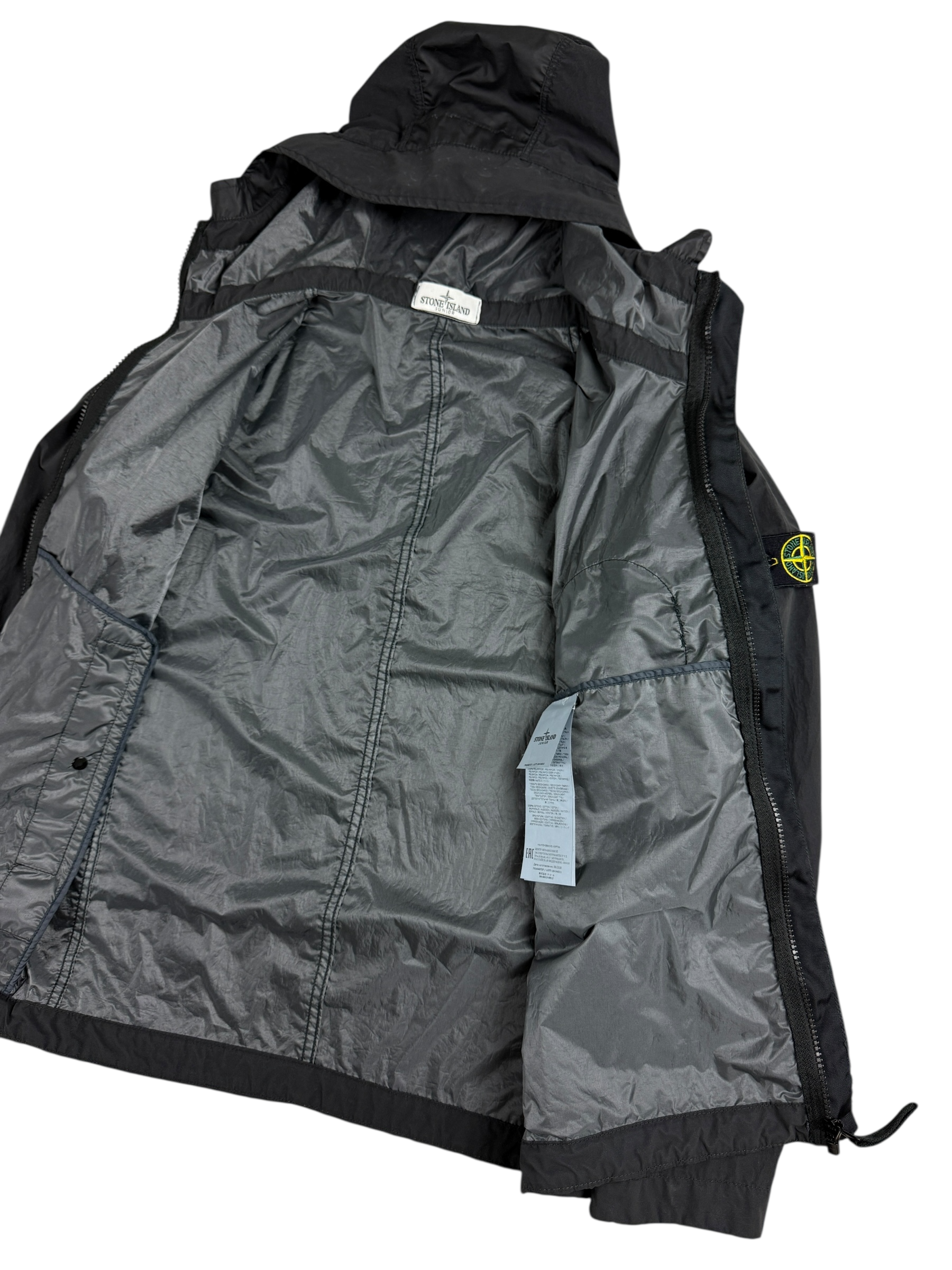 Veste Stone Island noir taille 14 ANS - Détail