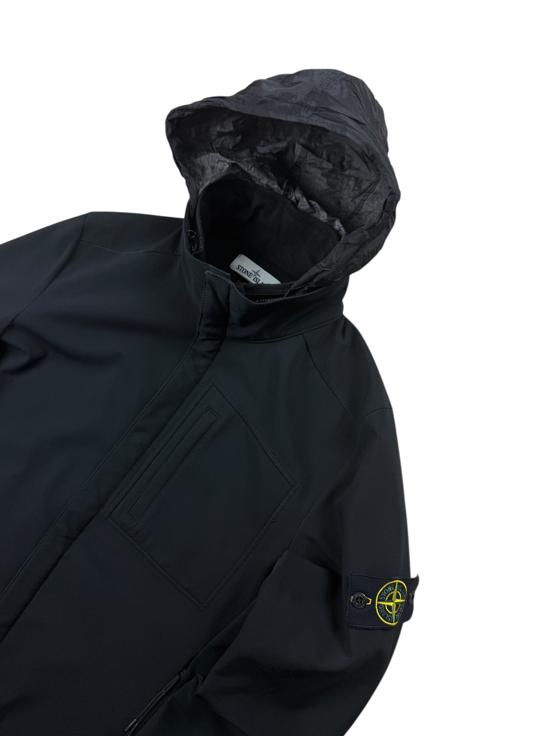 Veste Stone Island noir taille M - Détail