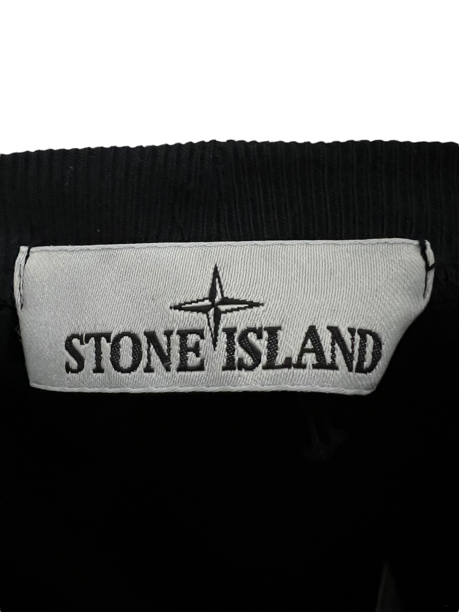 Veste Stone Island noir taille S - Logo et étiquette