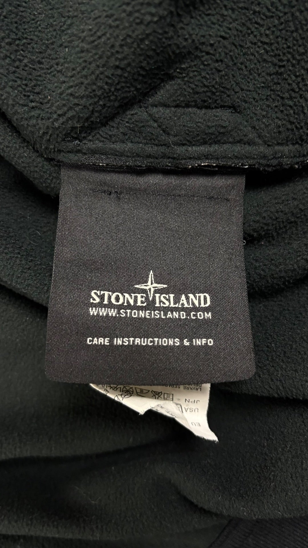 Veste Stone Island noir taille XXXL - Vue côté