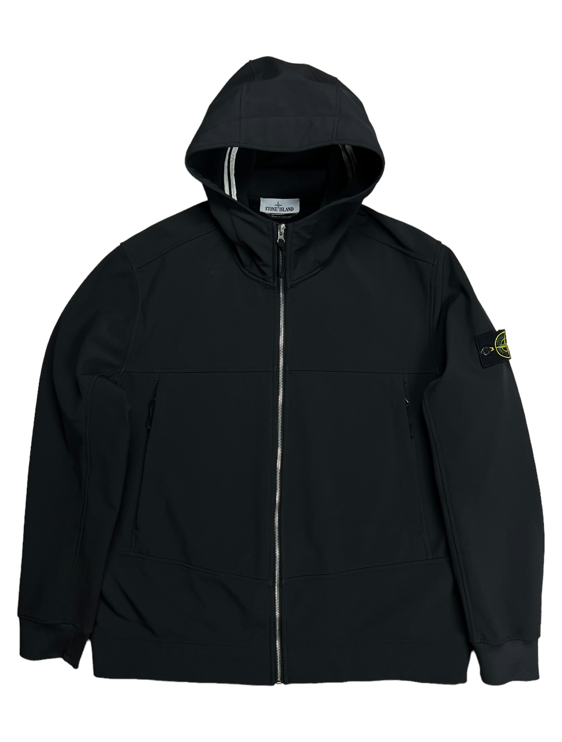 Veste Stone Island noir taille XXXL - Vue de face