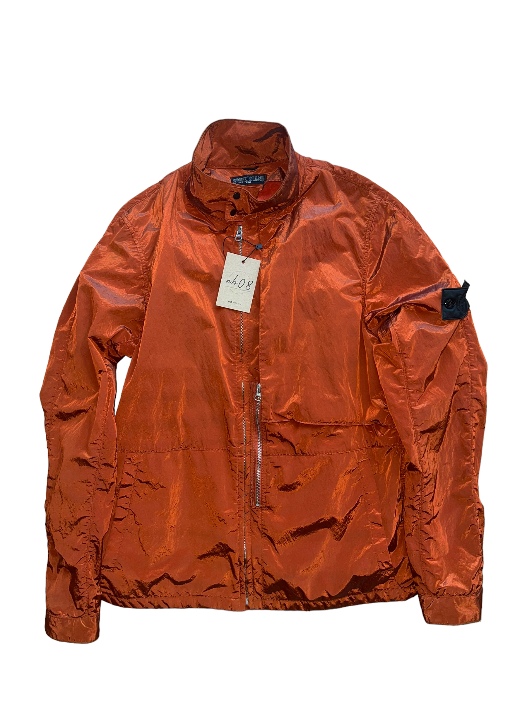 Veste Stone Island orange taille L - Vue de face
