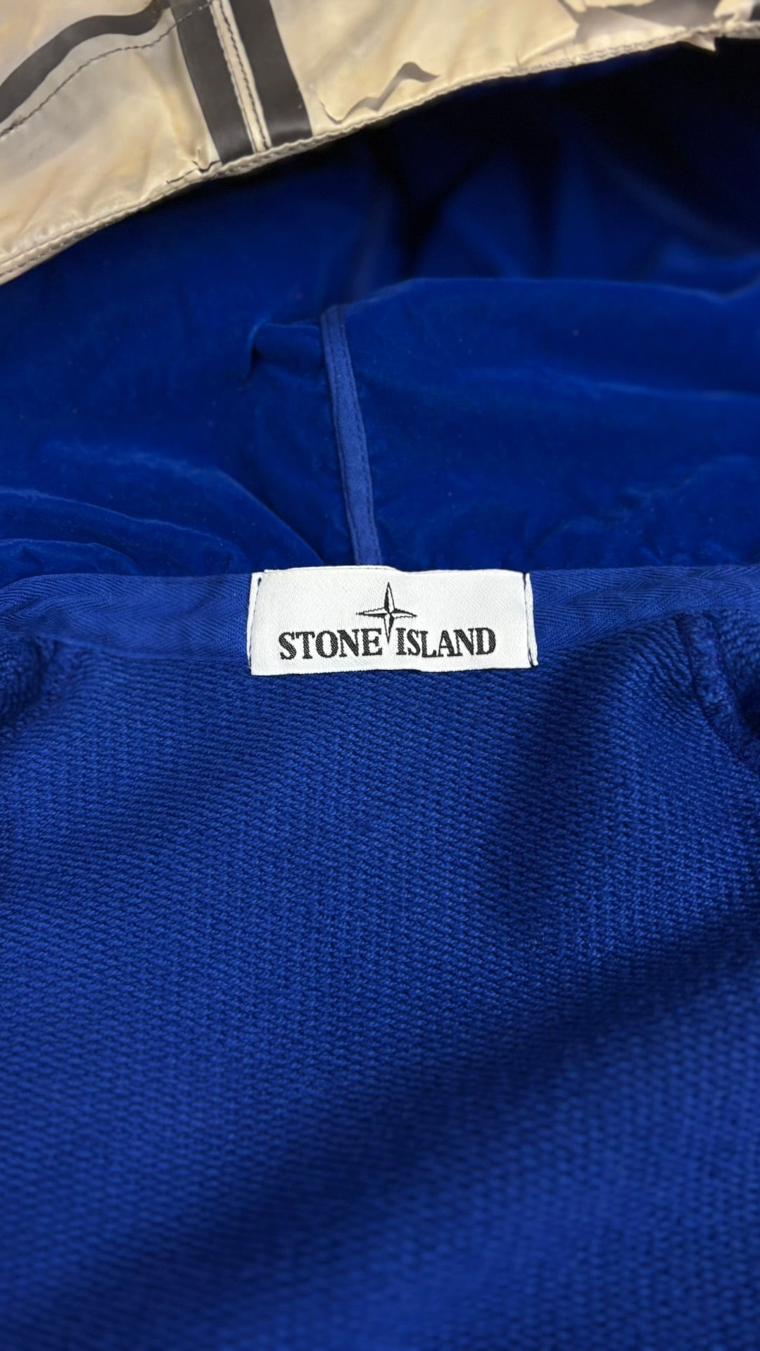 Veste Stone Island Poly Cover 4 en 1 bleu / gris / crème taille S - Vue 12