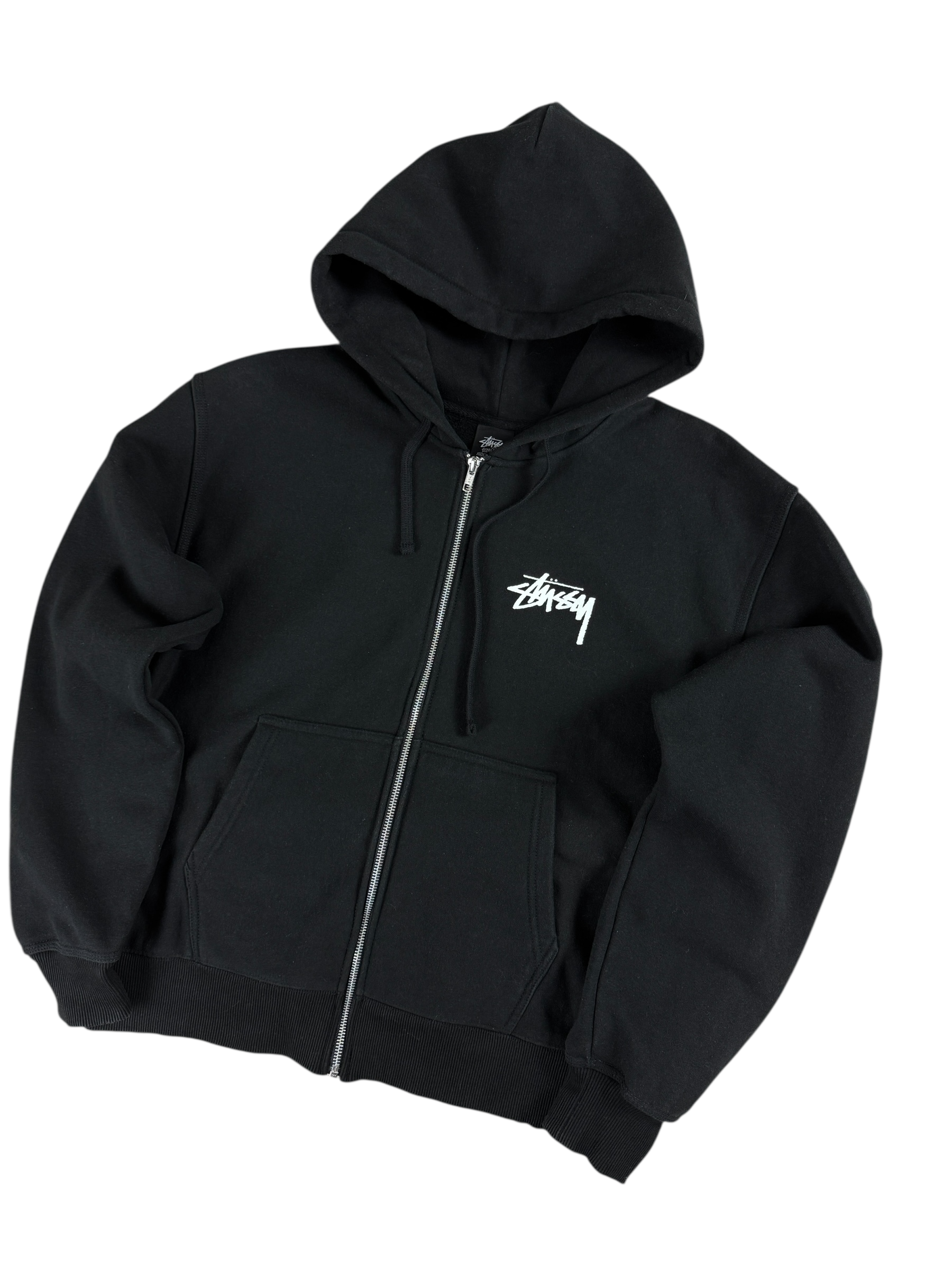 Gilet Stussy noir taille M - Détail