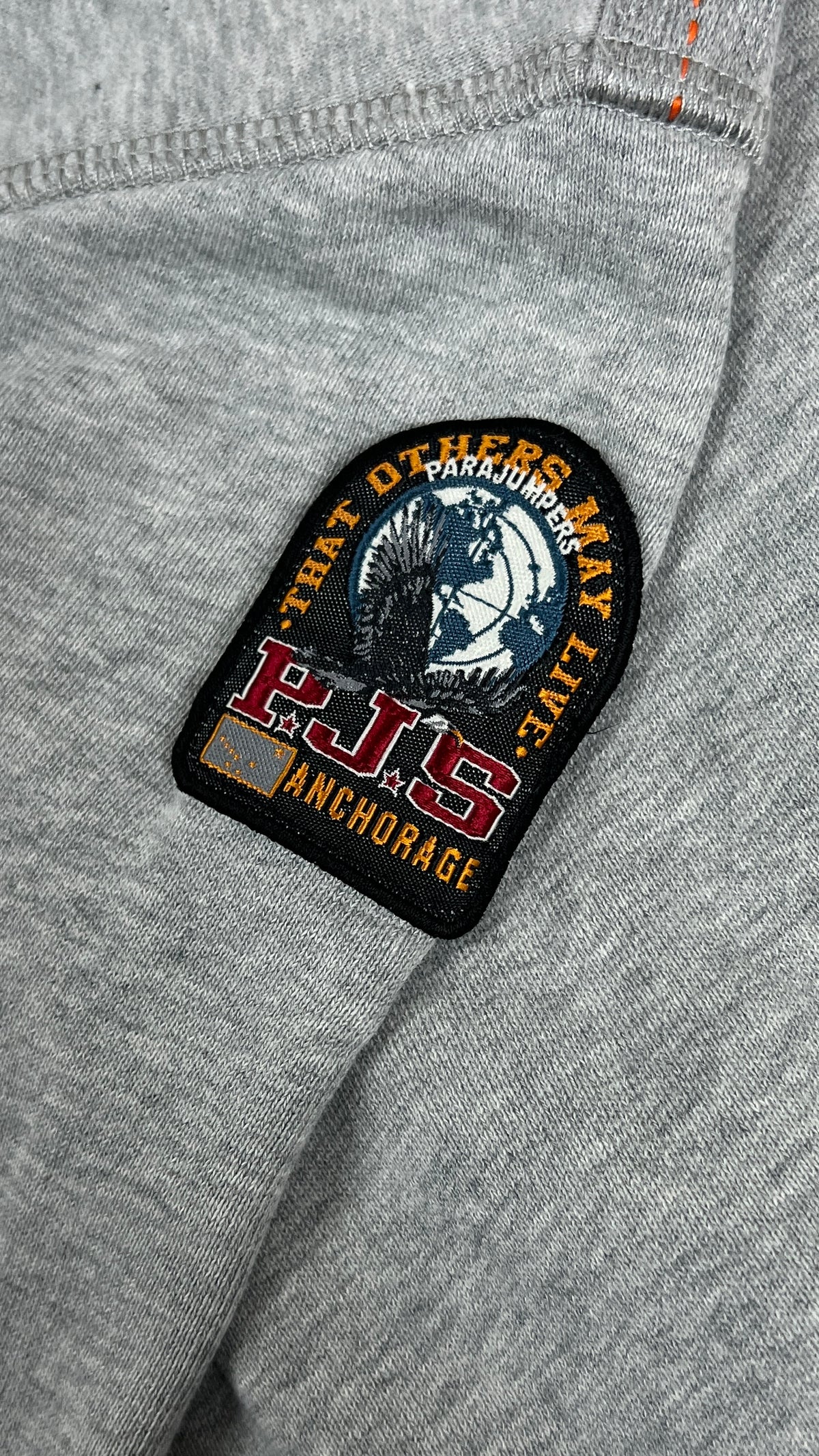 Sweat-shirt Crewneck Parajumpers Fleece Logo gris, taille L – photo complémentaire 2 – NB08 Shop