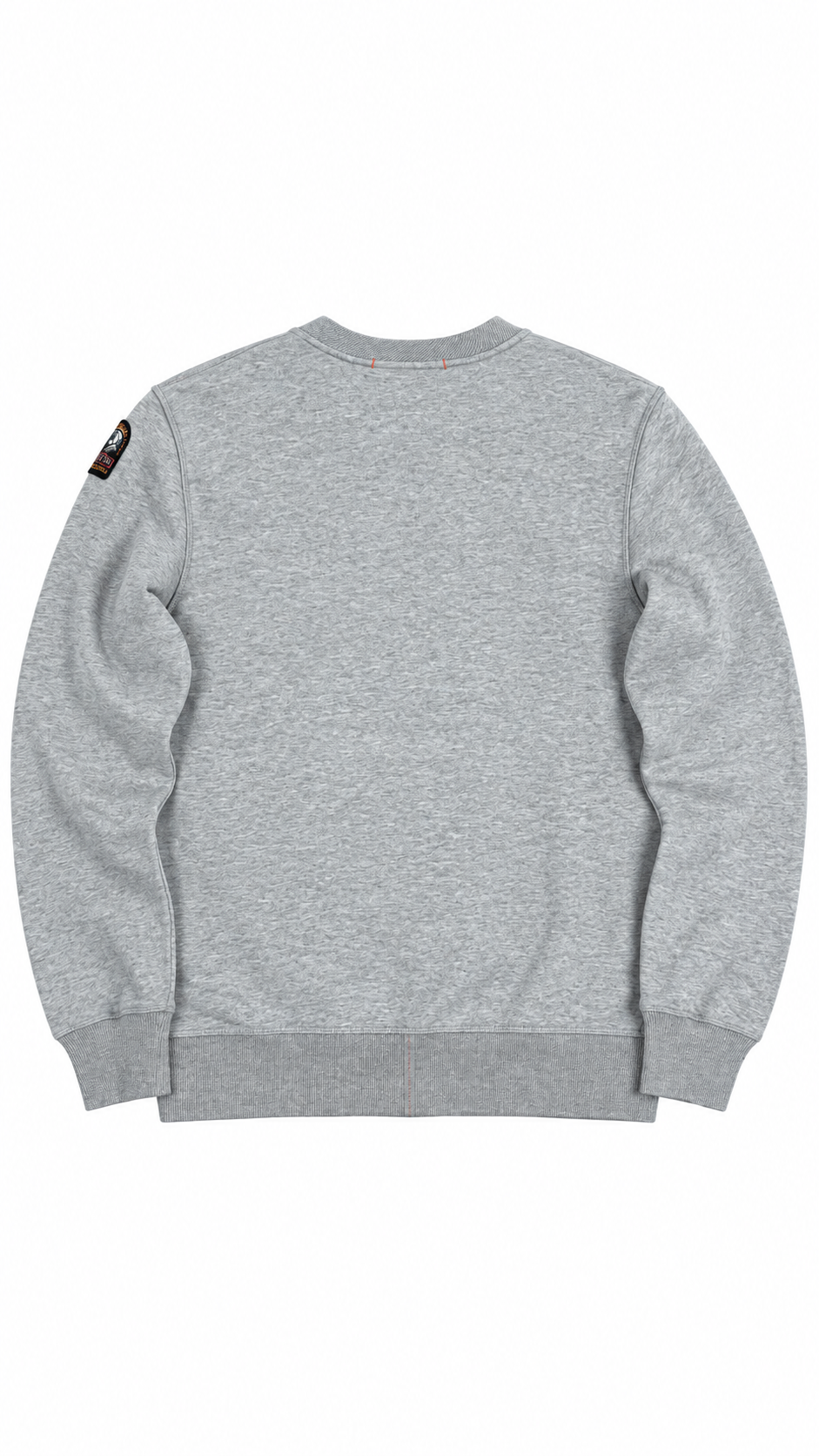 Sweat-shirt Crewneck Parajumpers Fleece Logo gris, taille L – vue de dos – NB08 Shop