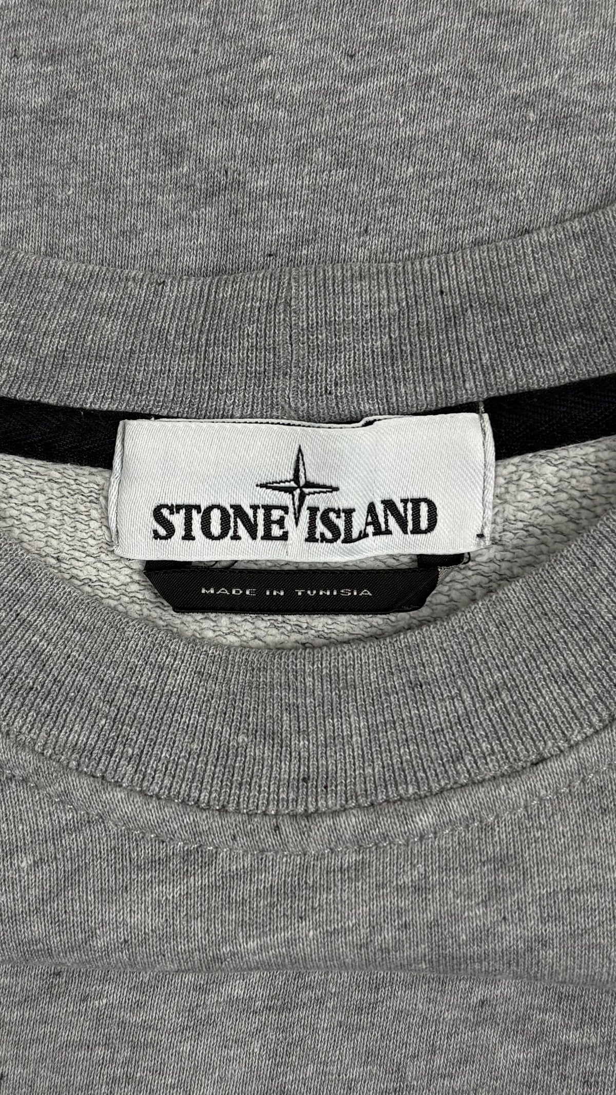 Sweat-shirt Crewneck Stone Island Poche Zippée Gris Taille M – photo complémentaire 1 – NB08 Shop