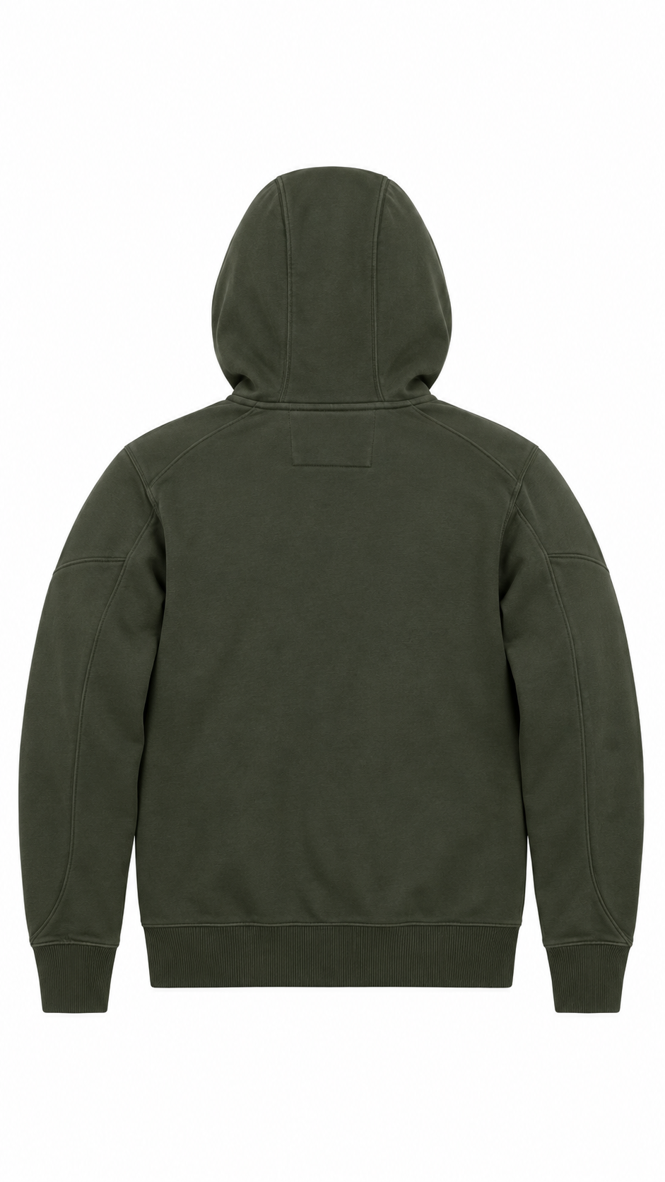 Sweat-shirt Hoodie C.P Company Lens Kaki Taille S – vue de dos – NB08 Shop