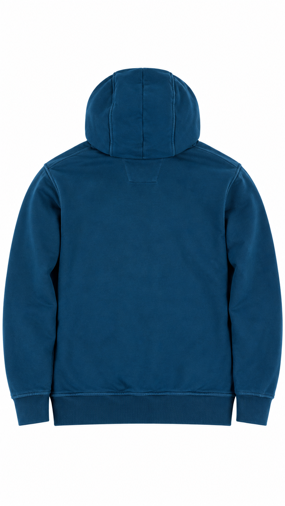 Sweat-shirt Hoodie C.P Company Resist Dyed Logo Brodé Bleu Pétrole Taille S – vue de dos – NB08 Shop