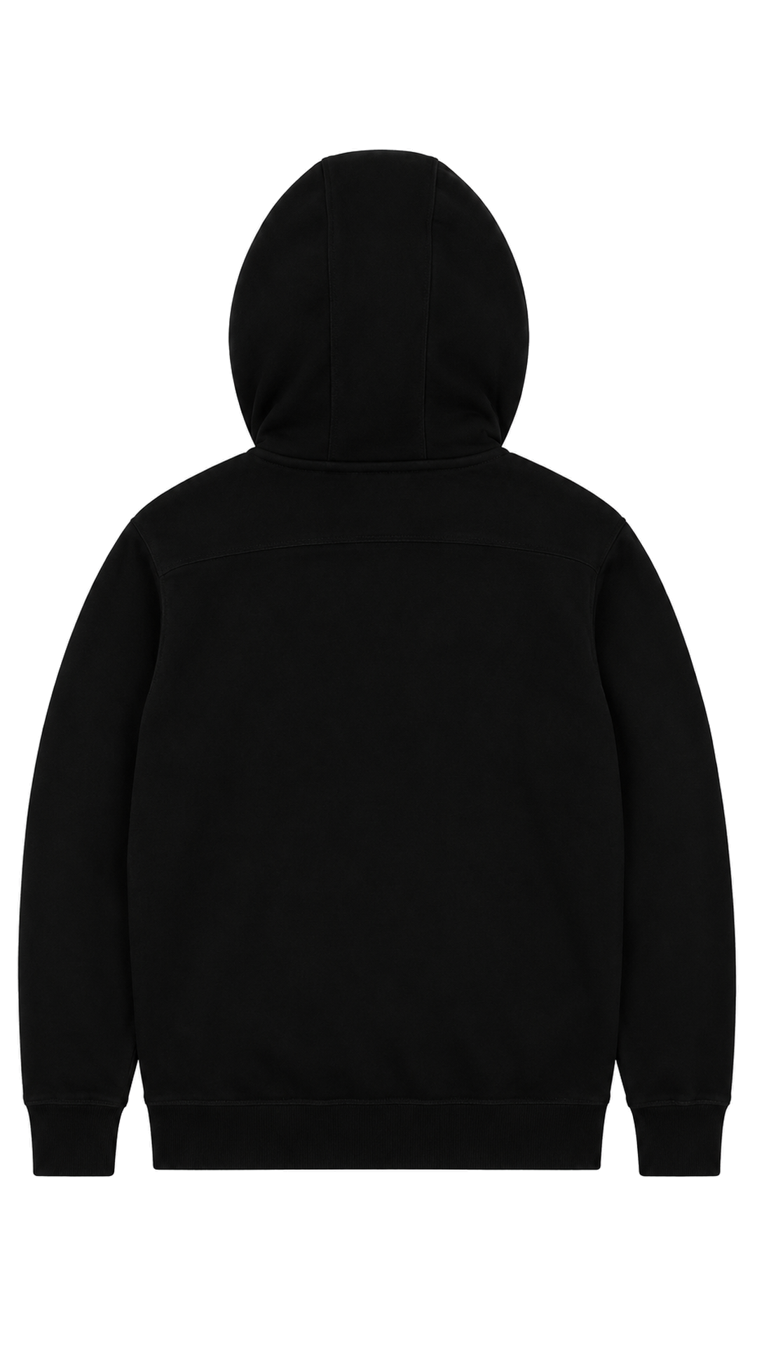 Sweat-shirt Hoodie Stone Island Logo Brodé Noir Taille M – vue de dos – NB08 Shop