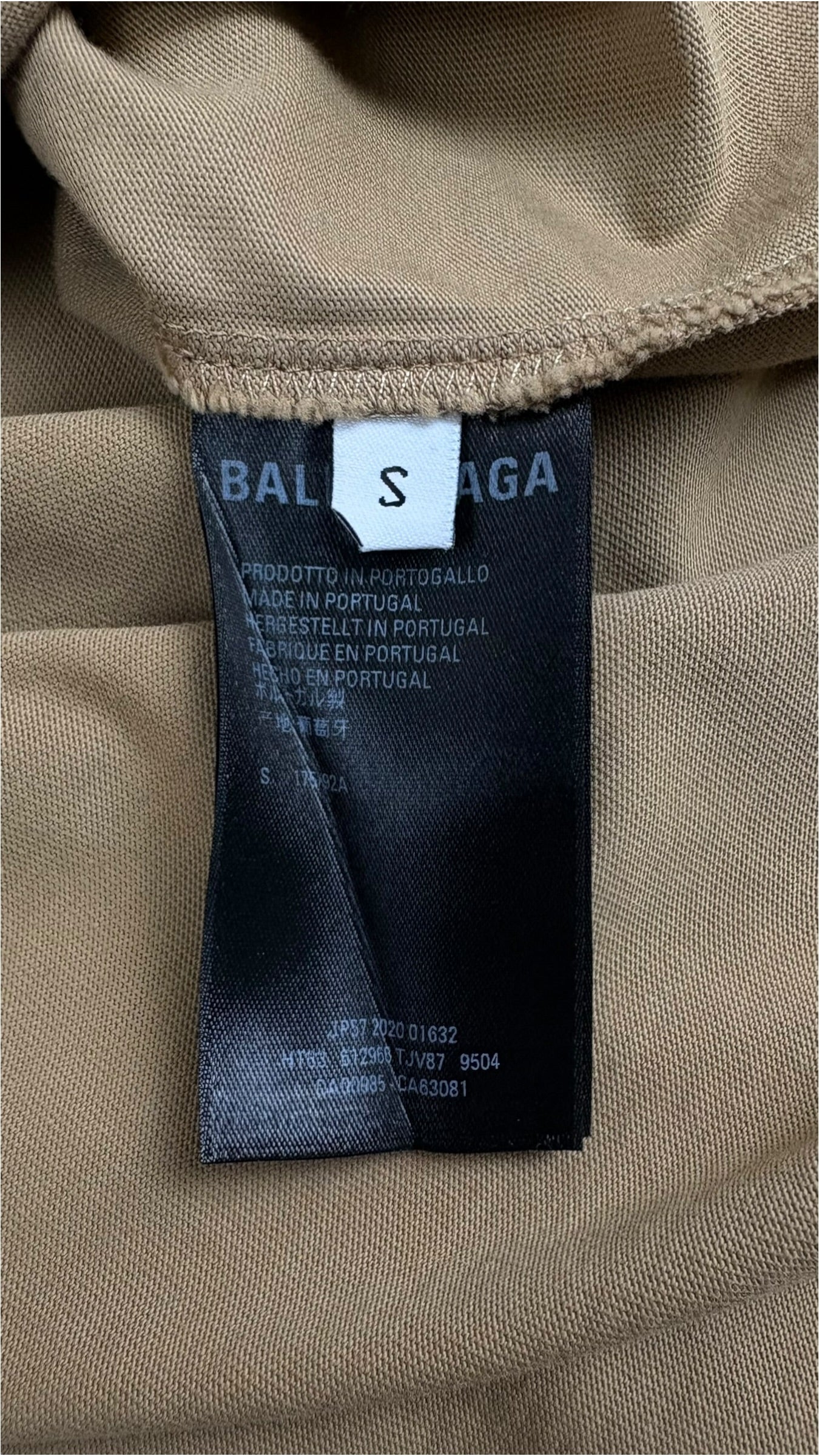 Tee-shirt Balenciaga camel taille S - vue 3/3