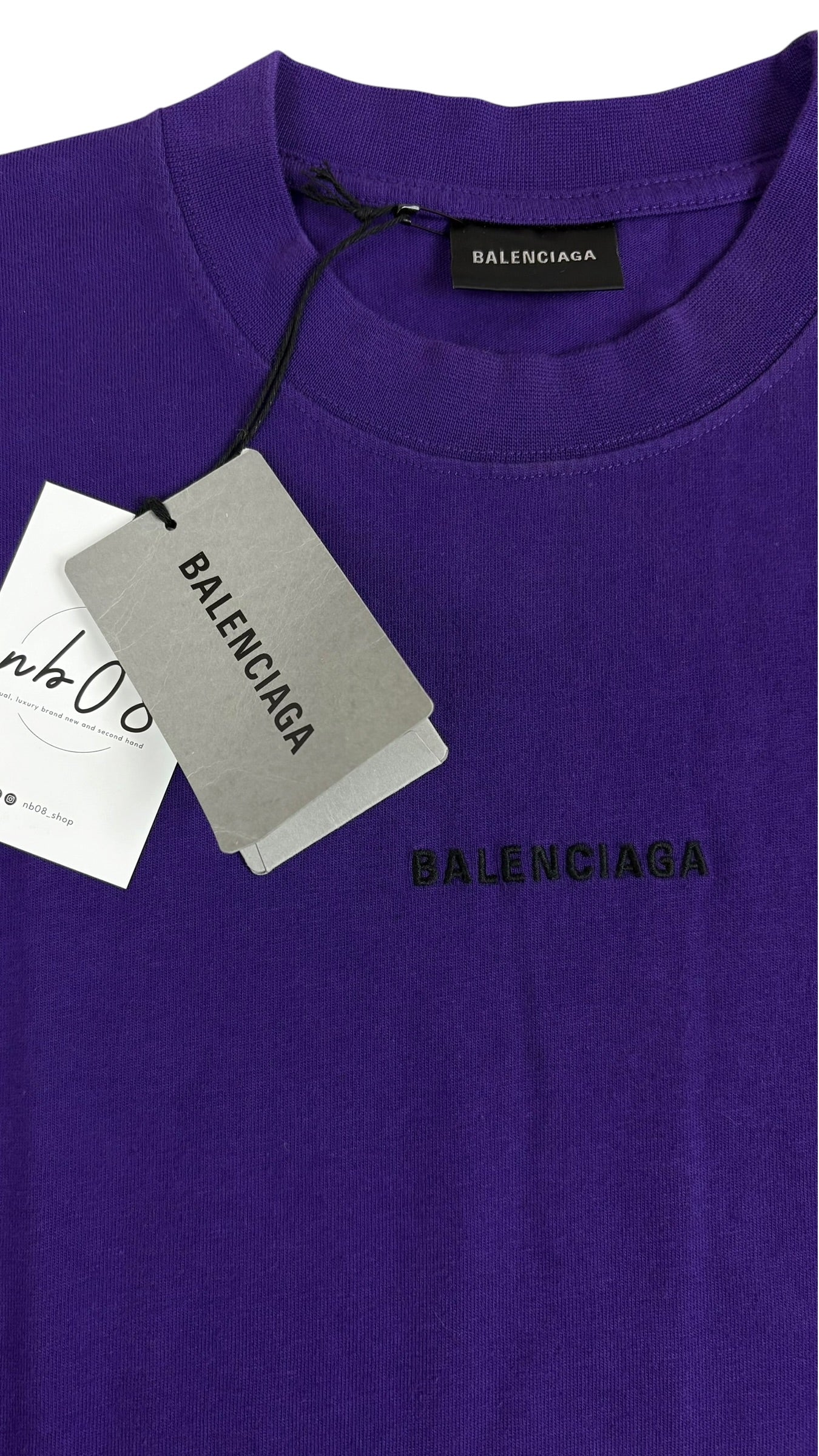 Tee-shirt Balenciaga violet taille S - vue 3/5