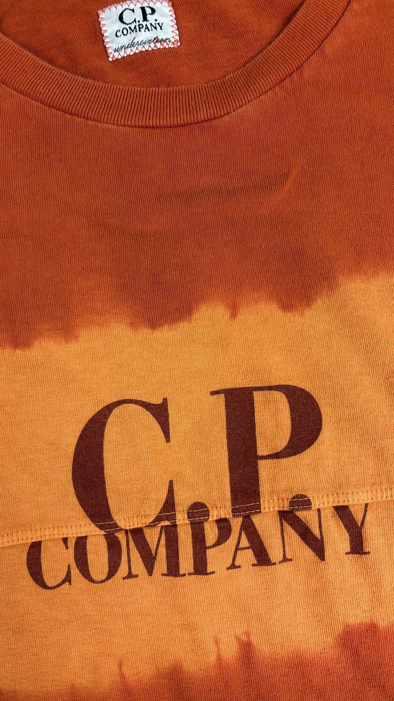 Tee-shirt C.P. Company orange 14 ans — vue de détail 1