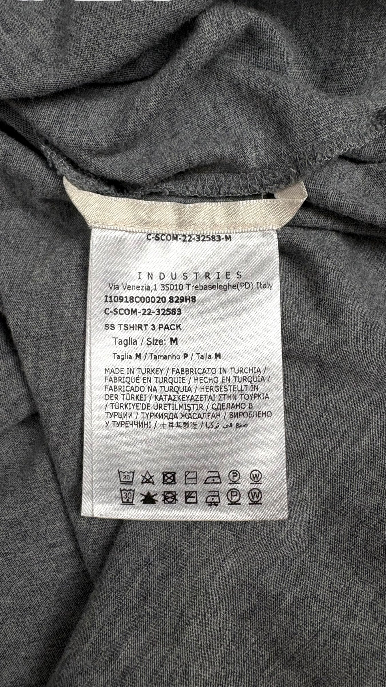 Tee-shirt Moncler gris taille M - vue 3/3