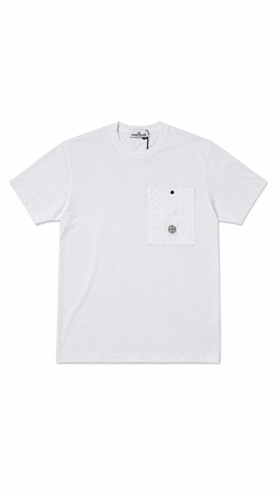 Tee-shirt Stone Island bleu poche Collection 2026 - vue 1/4