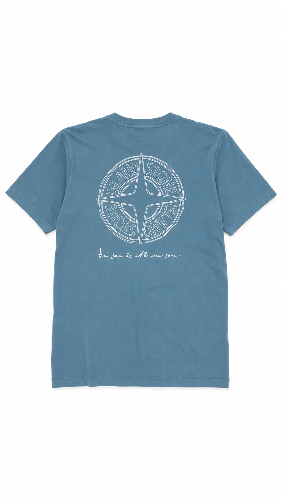Tee-shirt Stone Island Junior bleu Collection 2026 - vue 2/4