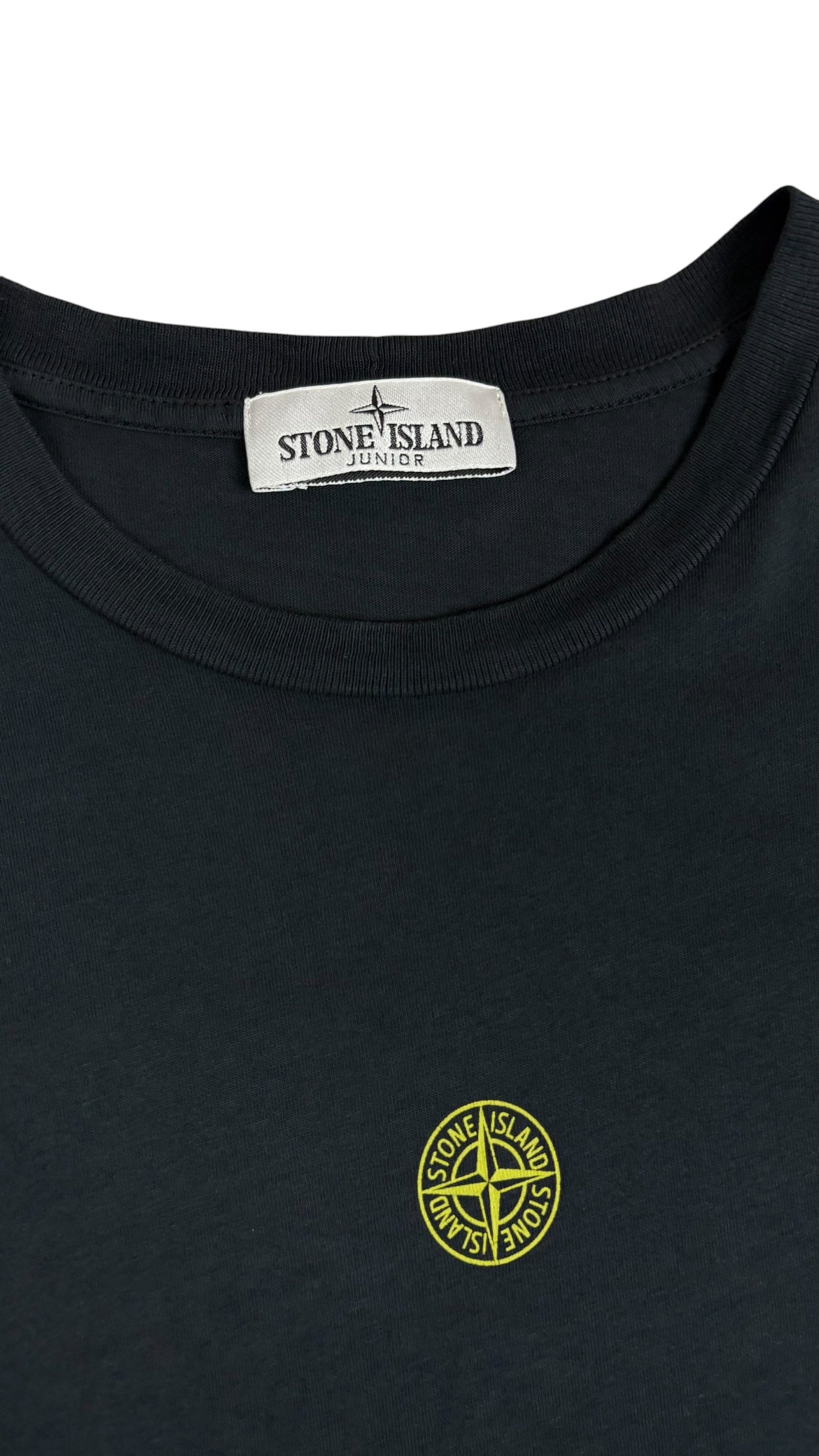Tee-shirt Stone Island Junior noir taille 14 ans - vue 3/4