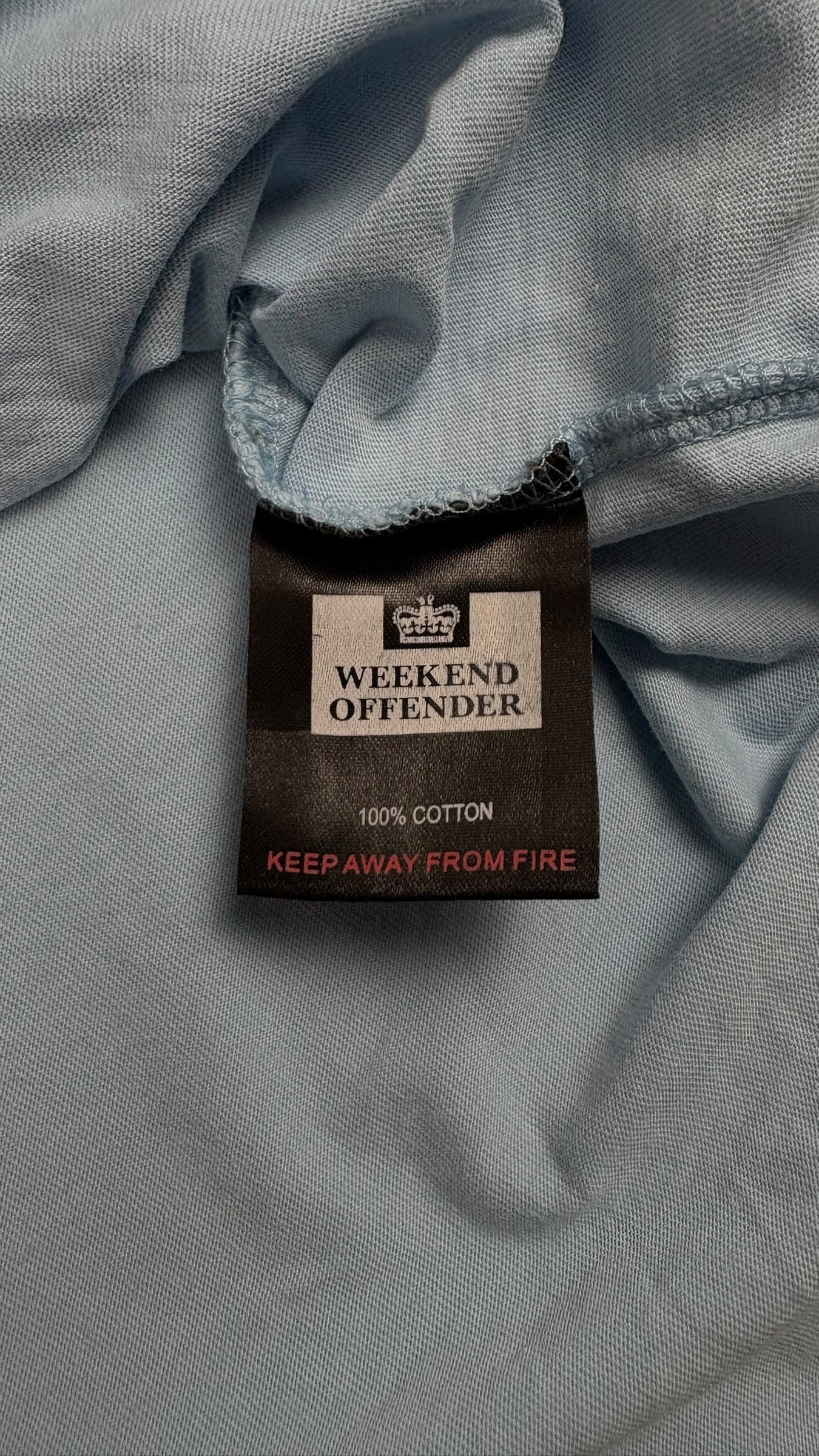 Tee-shirt Weekend Offender bleu taille L - vue 3/3