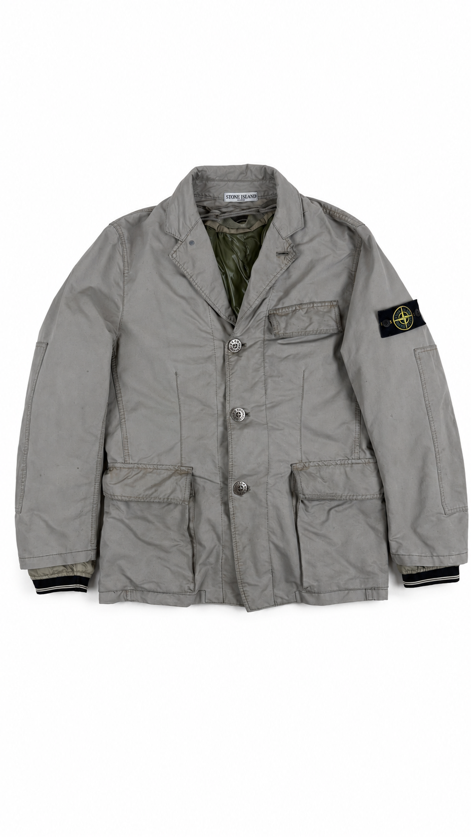 Trench Stone Island David-TC Vintage gris taille L - vue 1/5