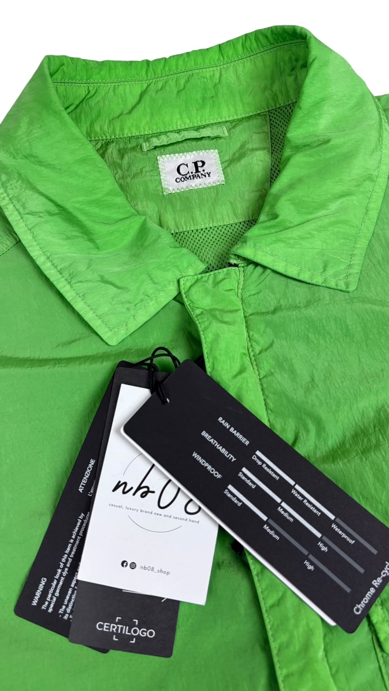 Veste C.P Company Chrome-R Garment Dyeing vert taille M - vue 3/5